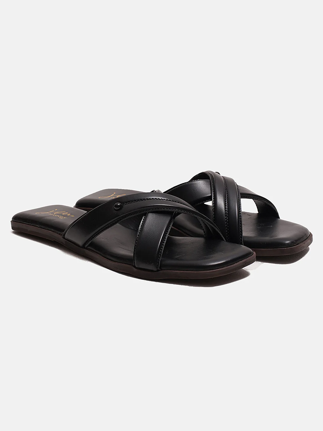 Cross Strap Flat Slides - Image 12