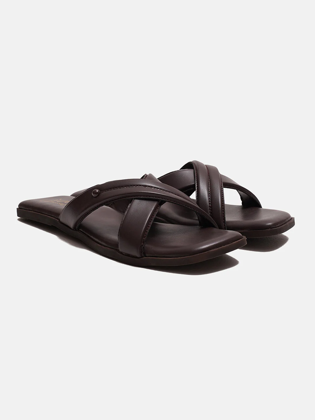 Cross Strap Flat Slides - Image 19
