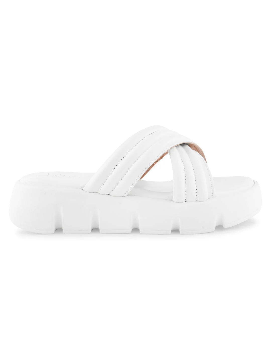 Jm Looks Padded Strap Platform Slides - Image 18