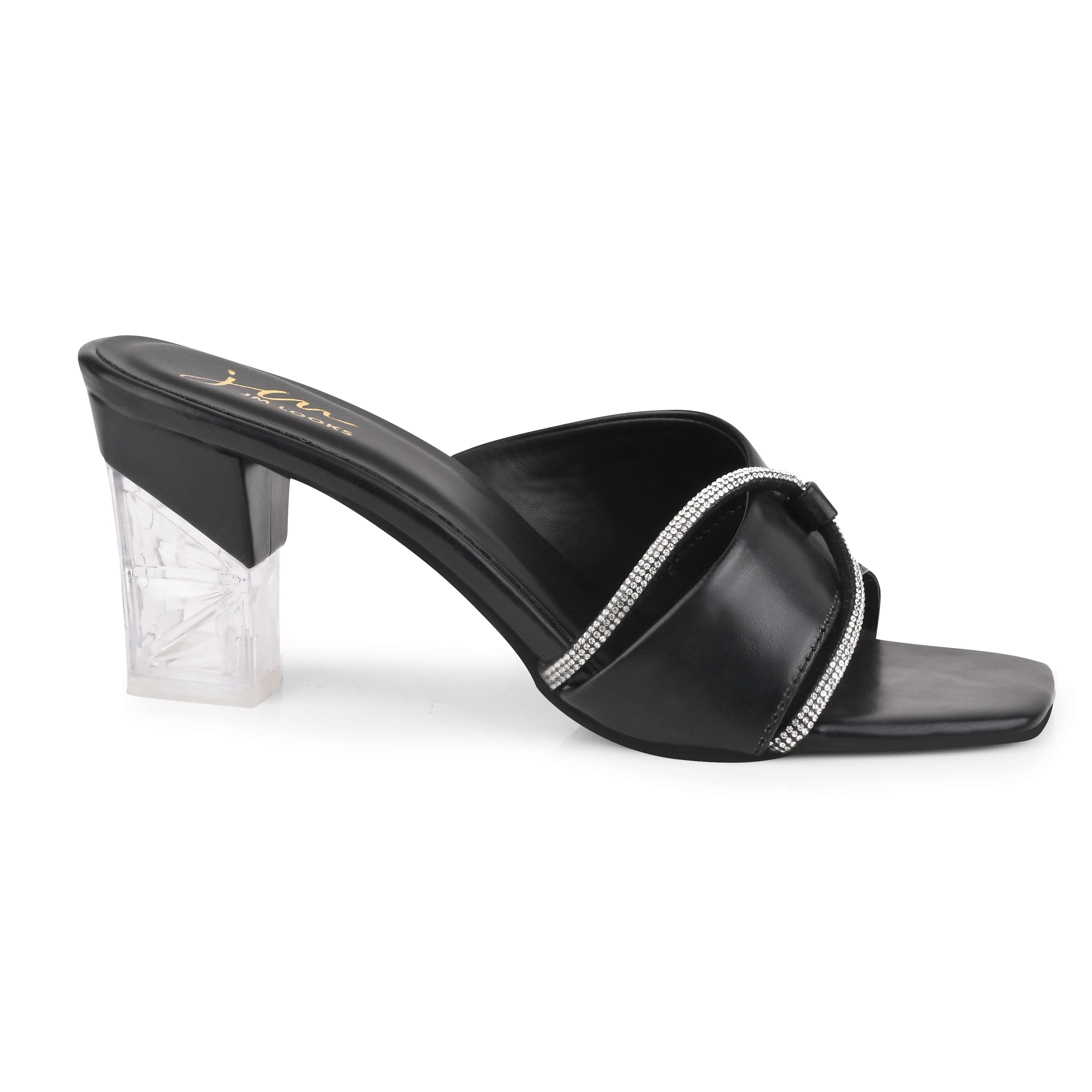 Crystal Block Heel - Image 11