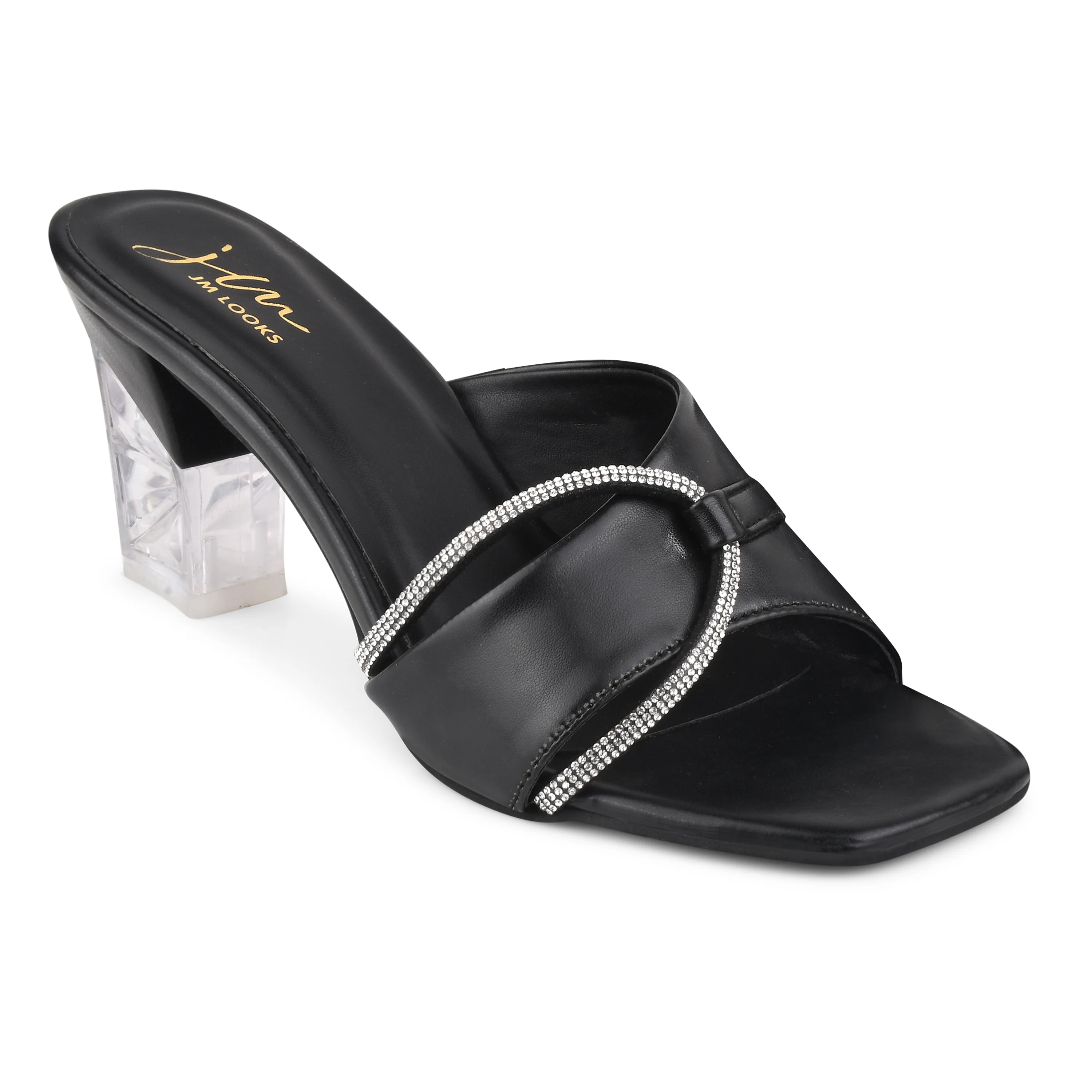 Crystal Block Heel - Image 12