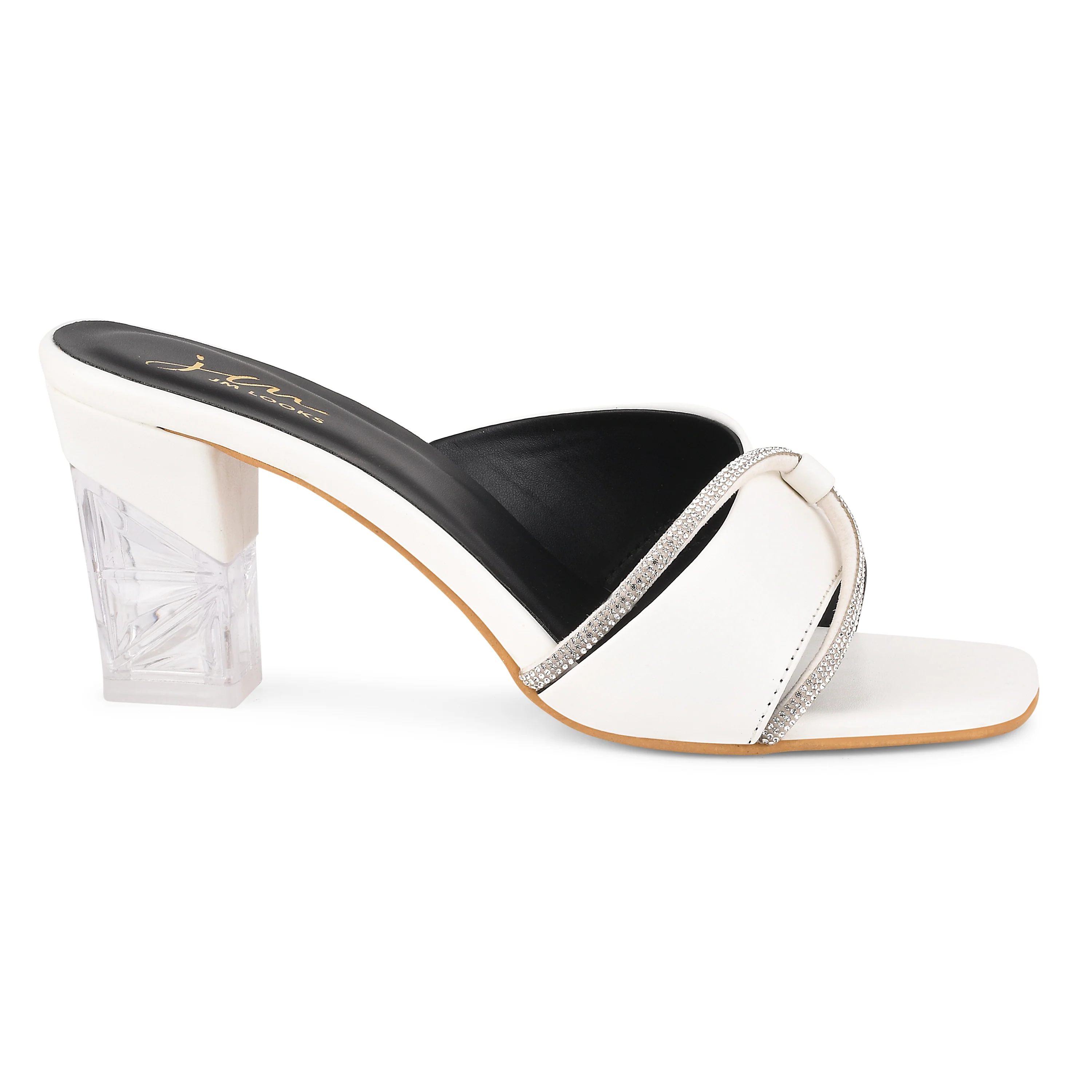 Crystal Block Heel - Image 9