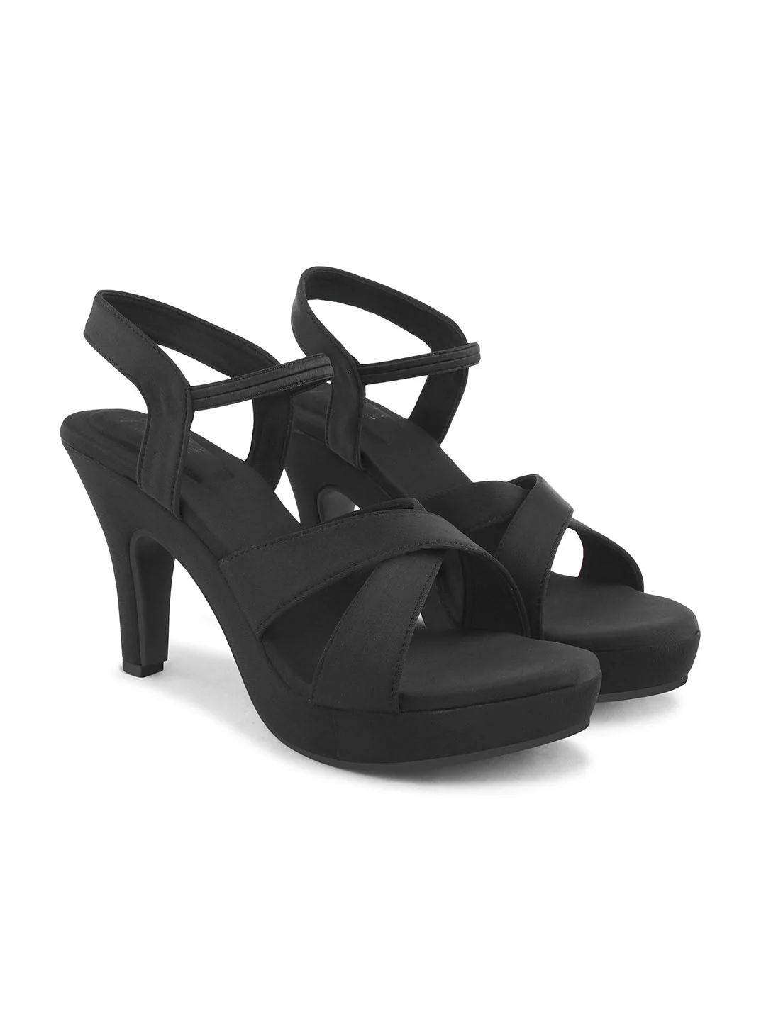 Jm Looks Women's Crisscross Platform Heels - Image 5