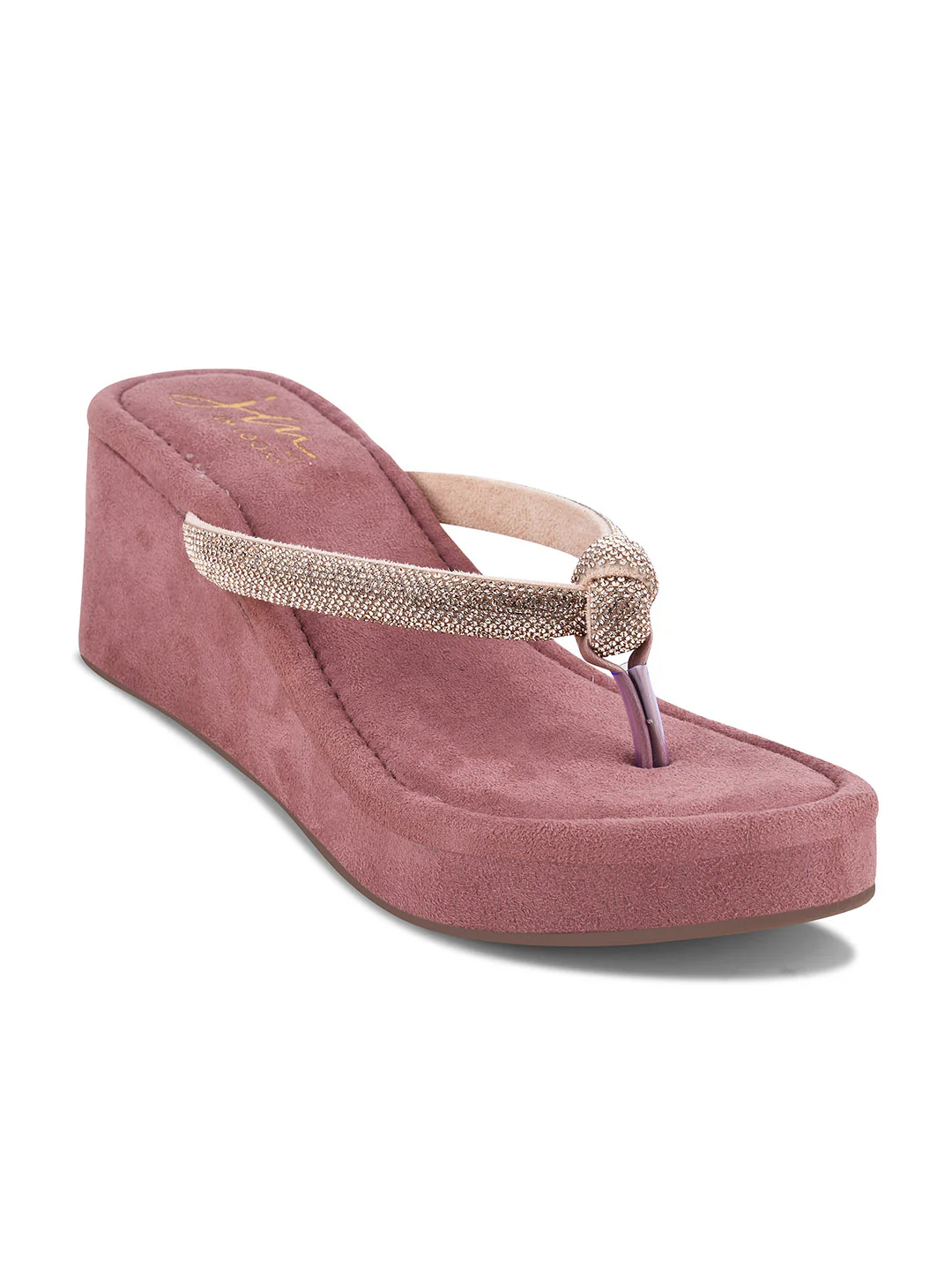 Designer Bling Wedge Sandals - Image 18