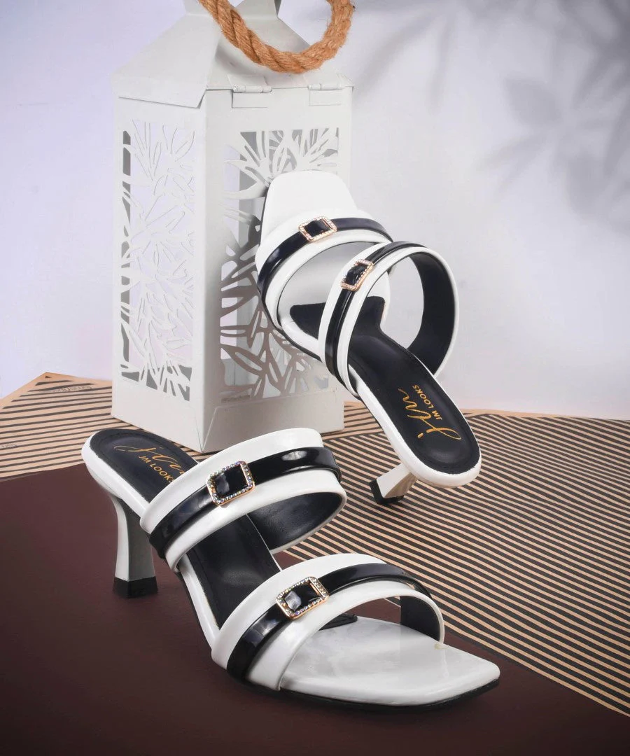 Jm Looks Buckle Strap Heel Mules for Women - Image 15