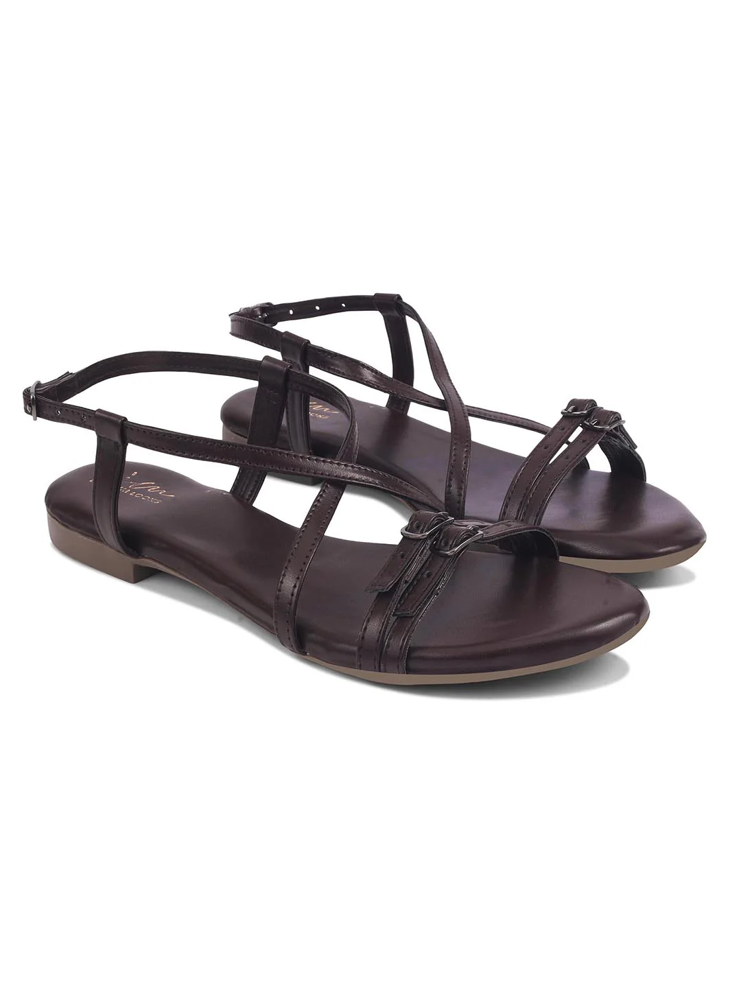 Double Strap Ankle Sandals - Image 11