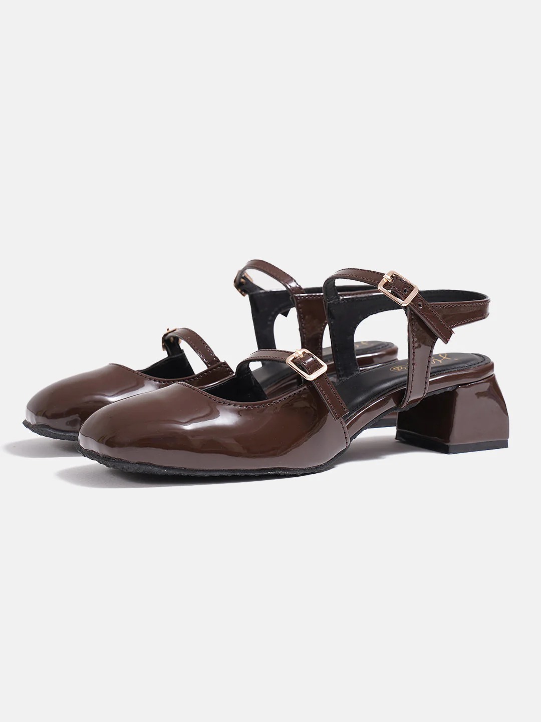 Jm Looks Patent Mary Jane Block Heels - Image 15