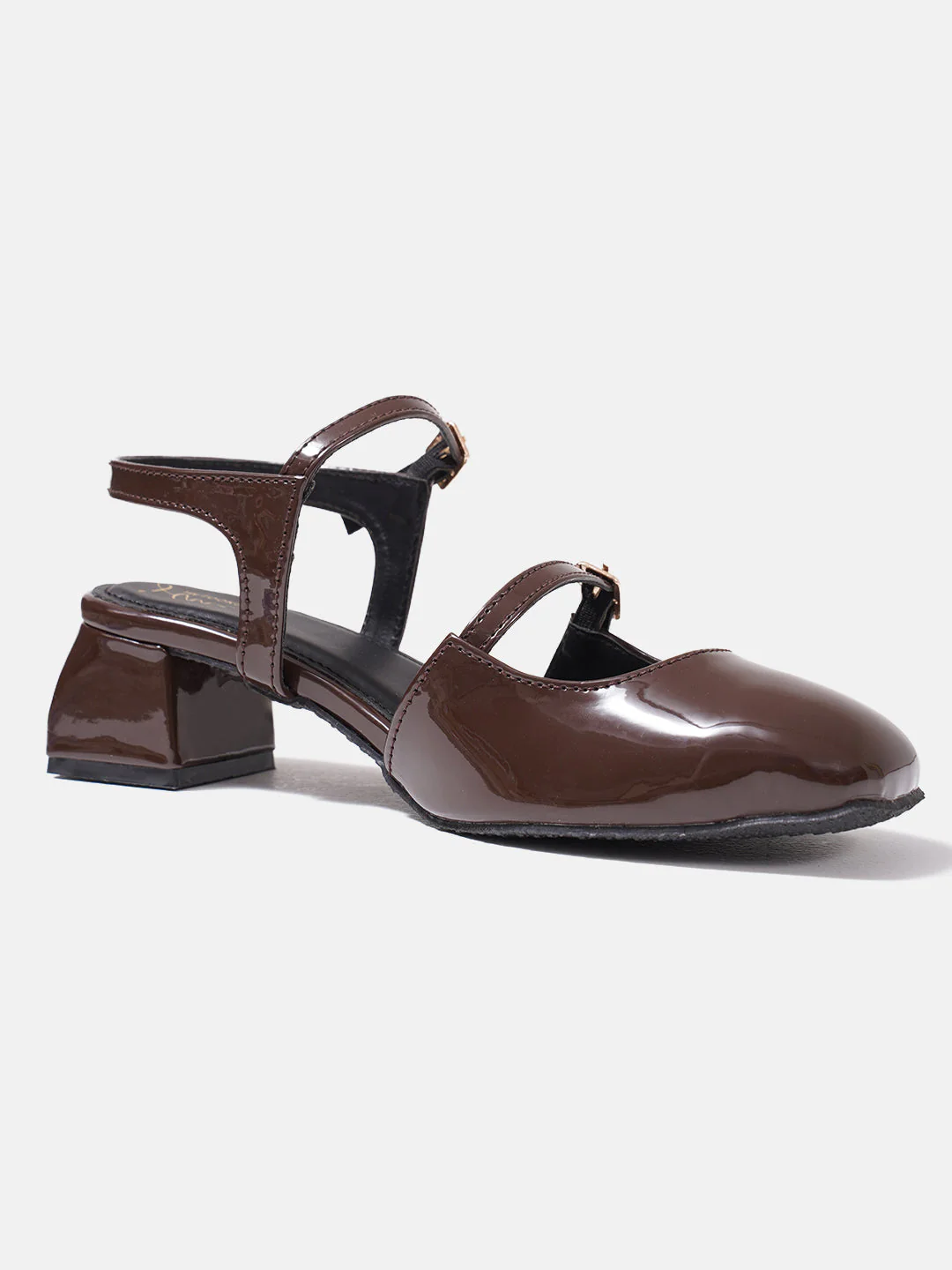 Jm Looks Patent Mary Jane Block Heels - Image 17