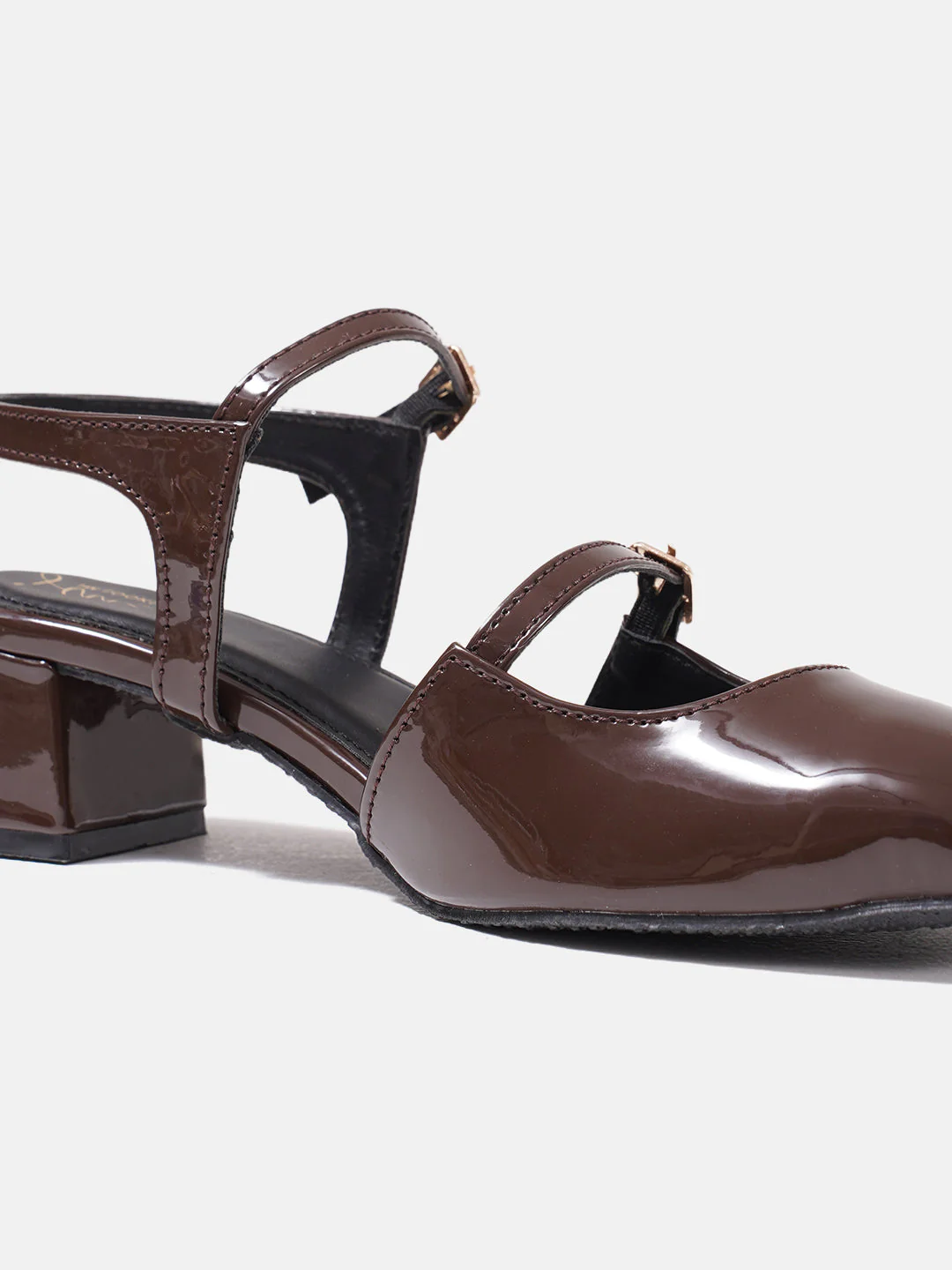 Jm Looks Patent Mary Jane Block Heels - Image 19