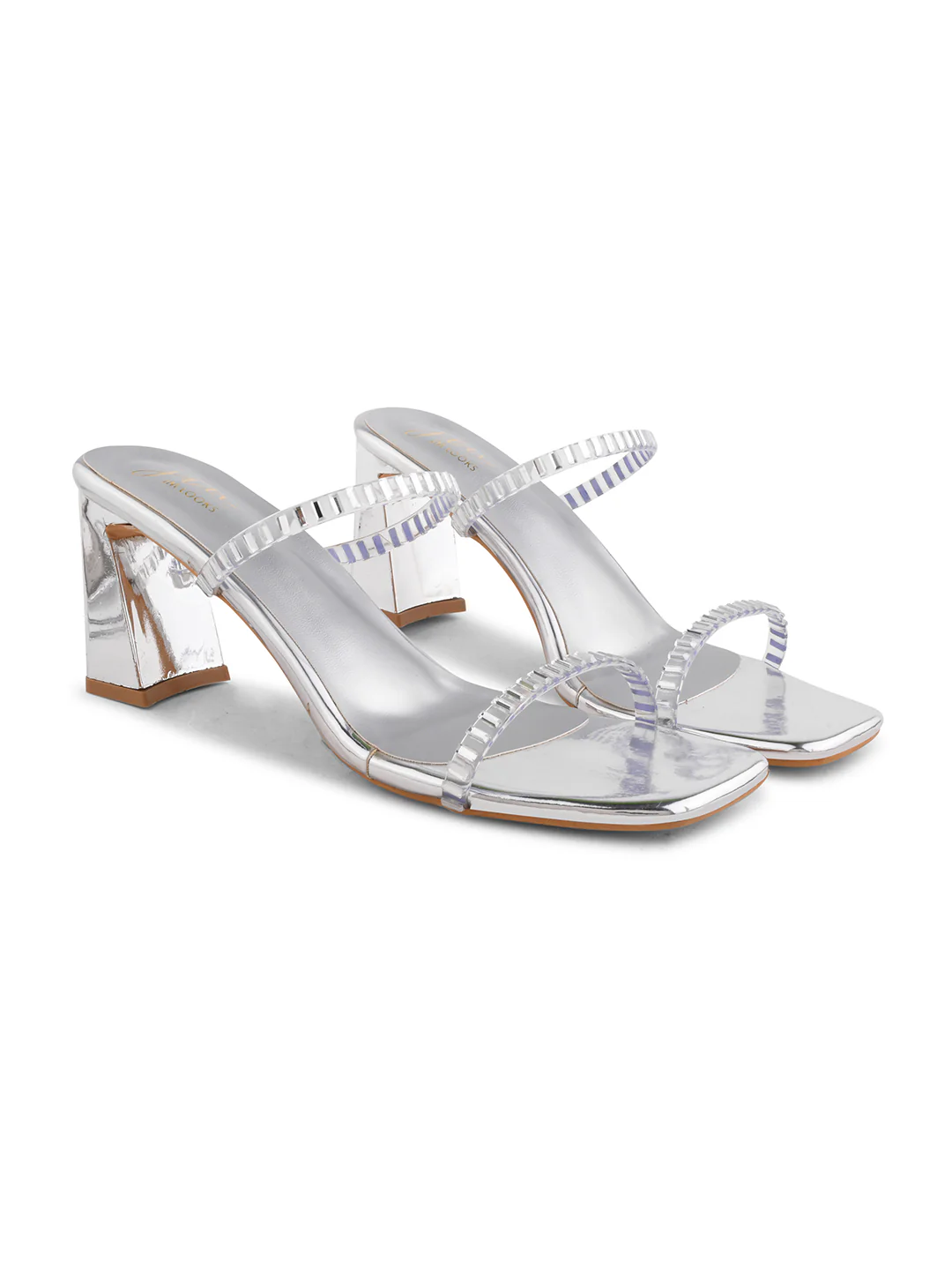 Jm Looks Women's Embellished Block Heel Sandals - Image 12