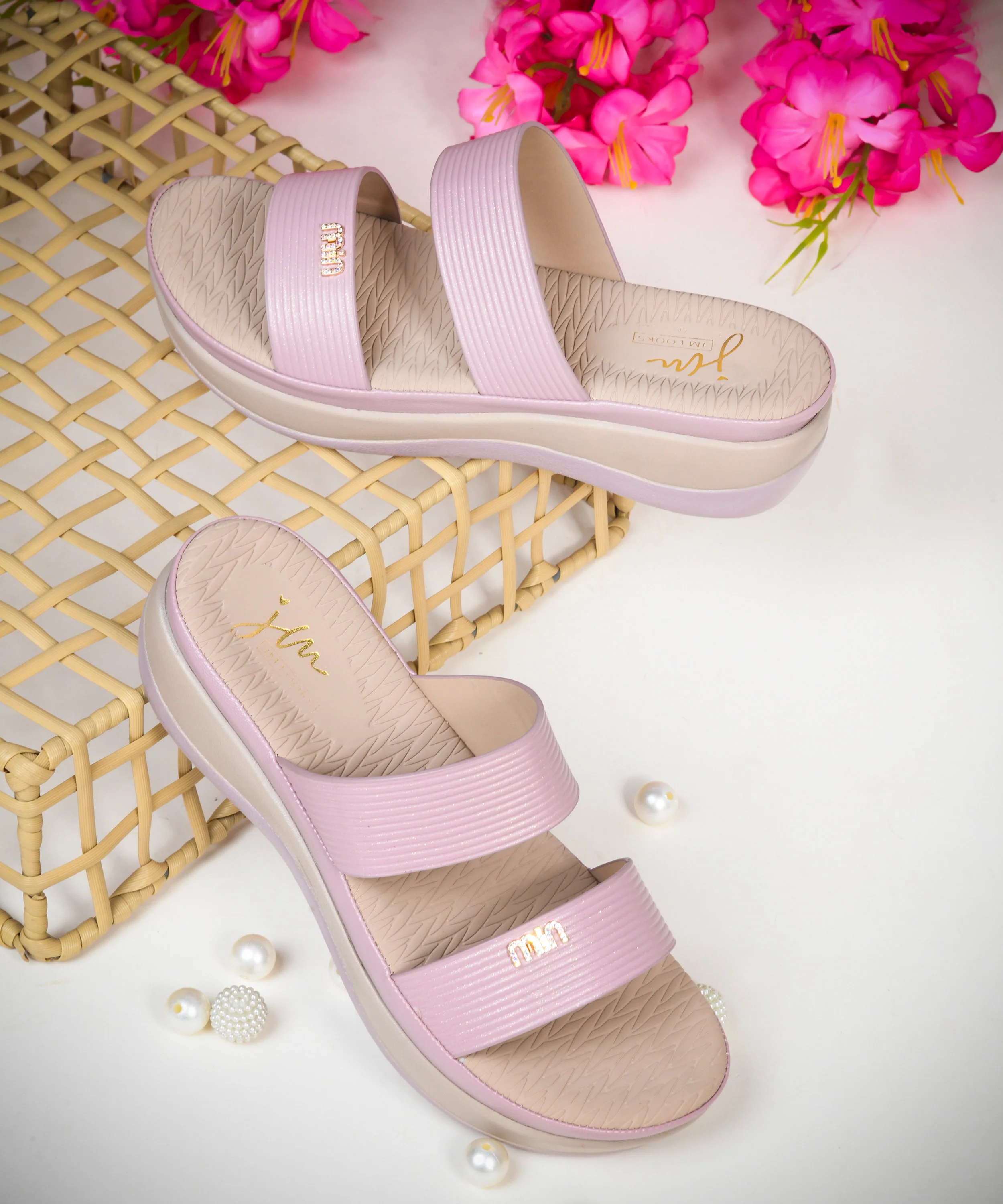 Dual Strap Comfort Slide Sandals - Image 16