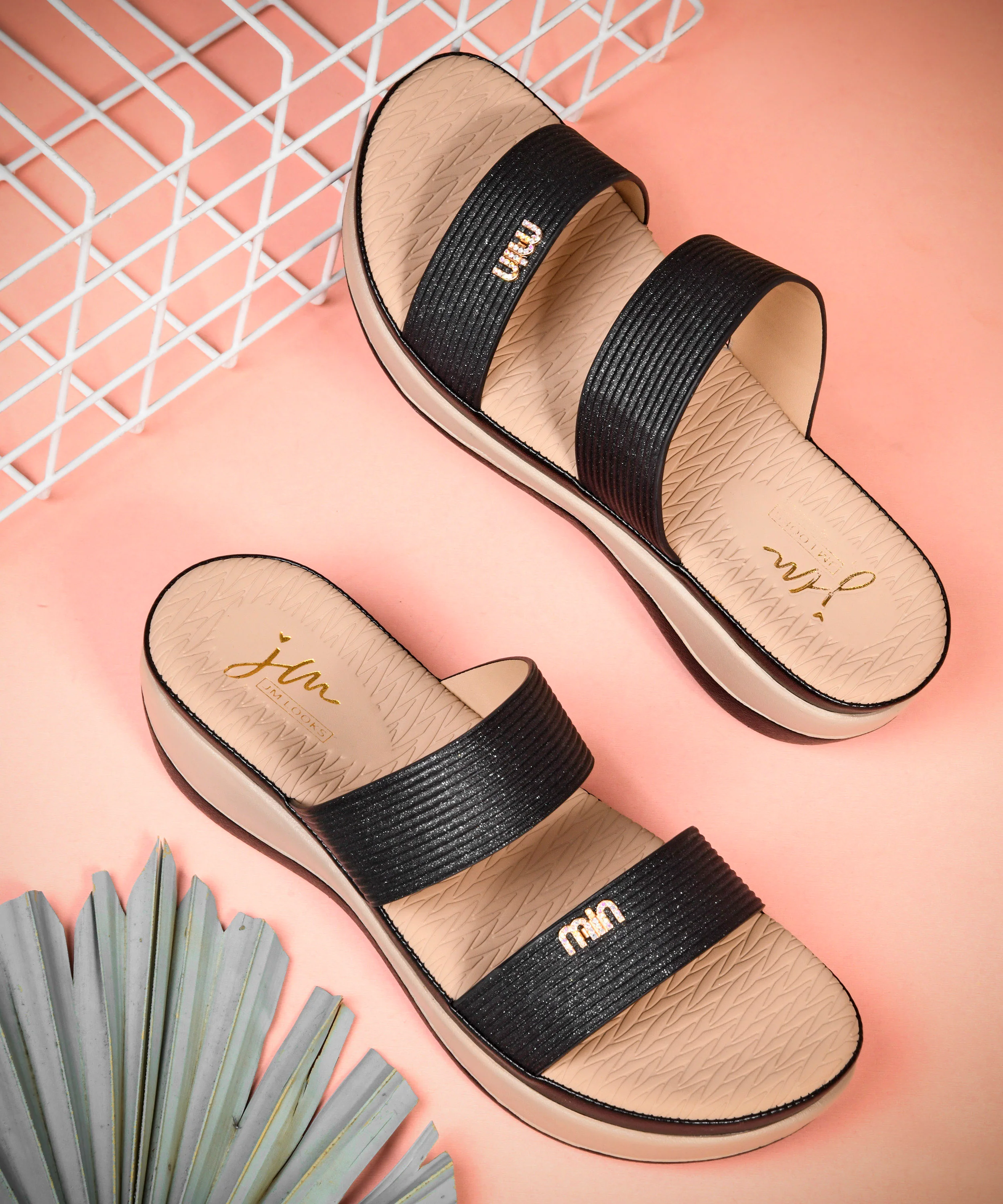 Dual Strap Comfort Slide Sandals - Image 6