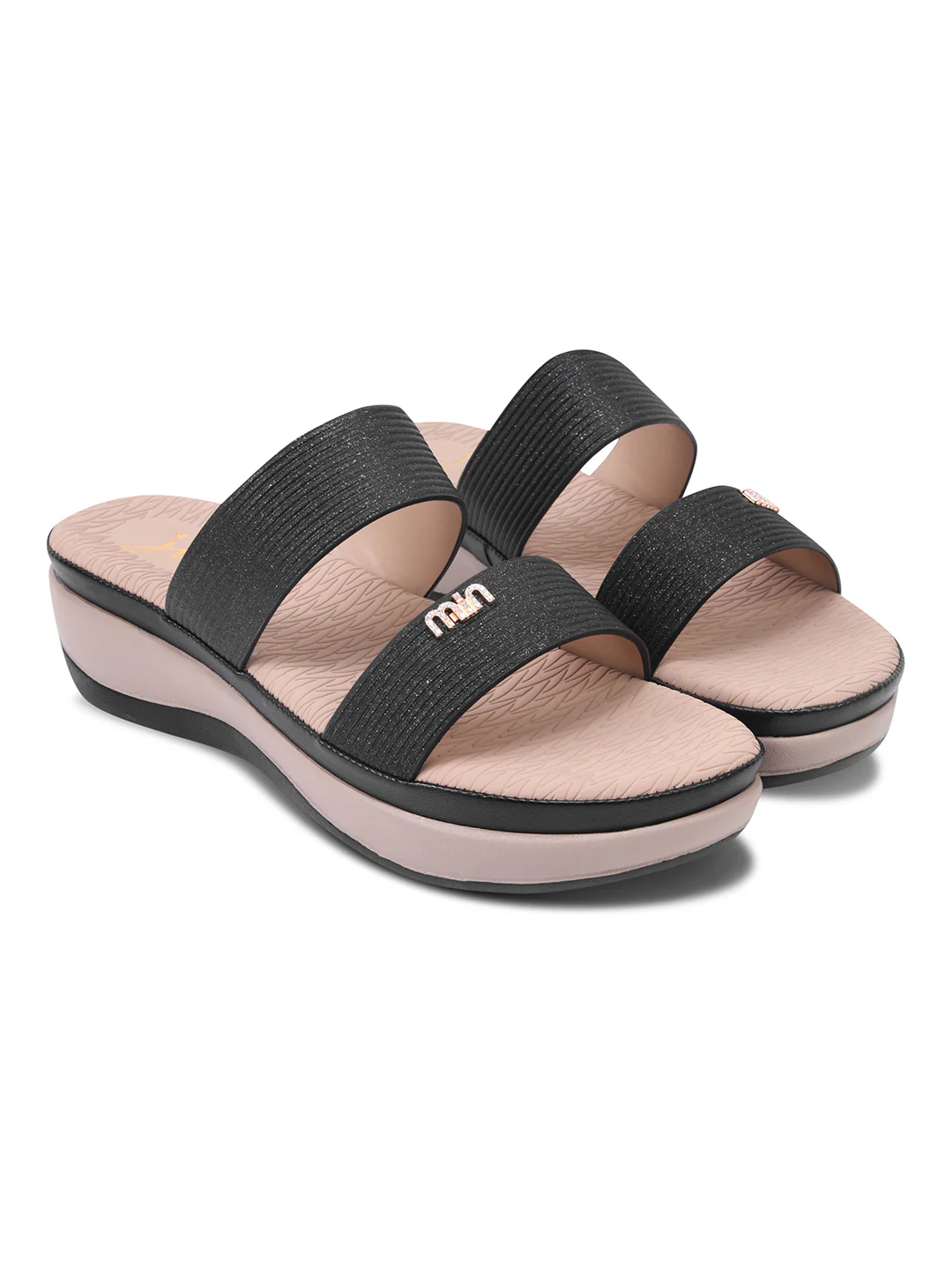 Dual Strap Comfort Slide Sandals - Image 7