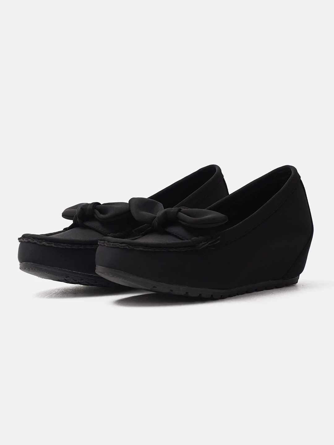 JM Looks Bow Detail Comfort Loafers - Image 11
