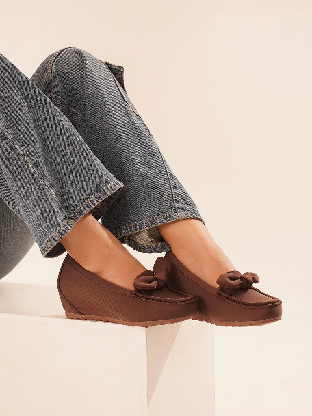 JM Looks Bow Detail Comfort Loafers - Image 14