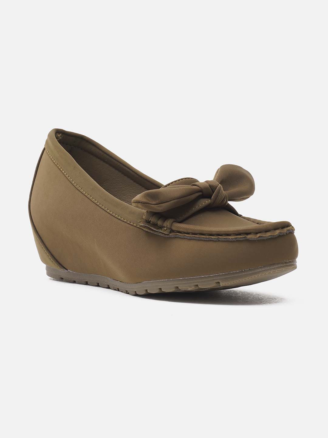 JM Looks Bow Detail Comfort Loafers - Image 5