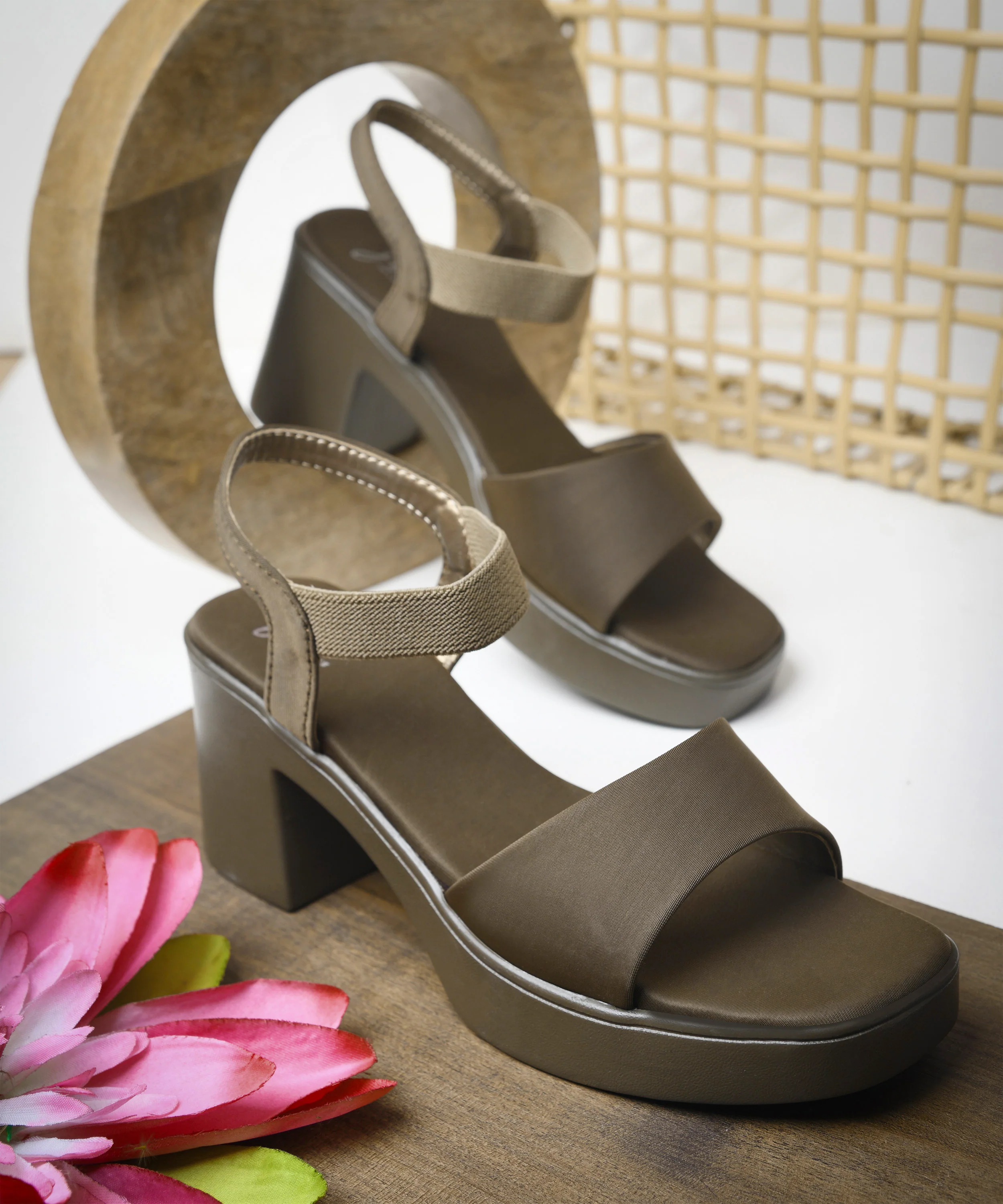 JM Looks Elegant Casual Chunky Block Heels - Image 8
