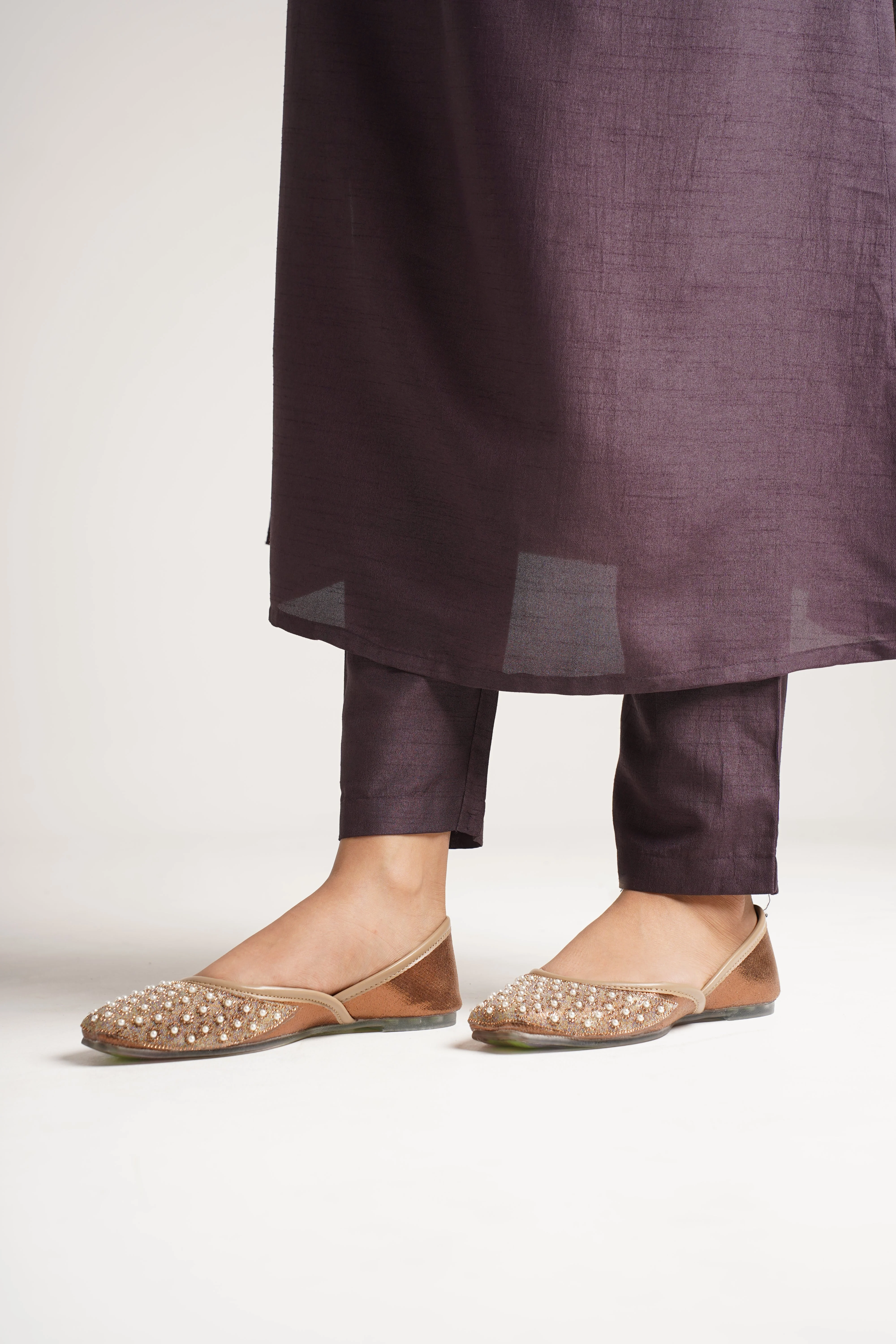 JM Looks Embellished Jutti Flats