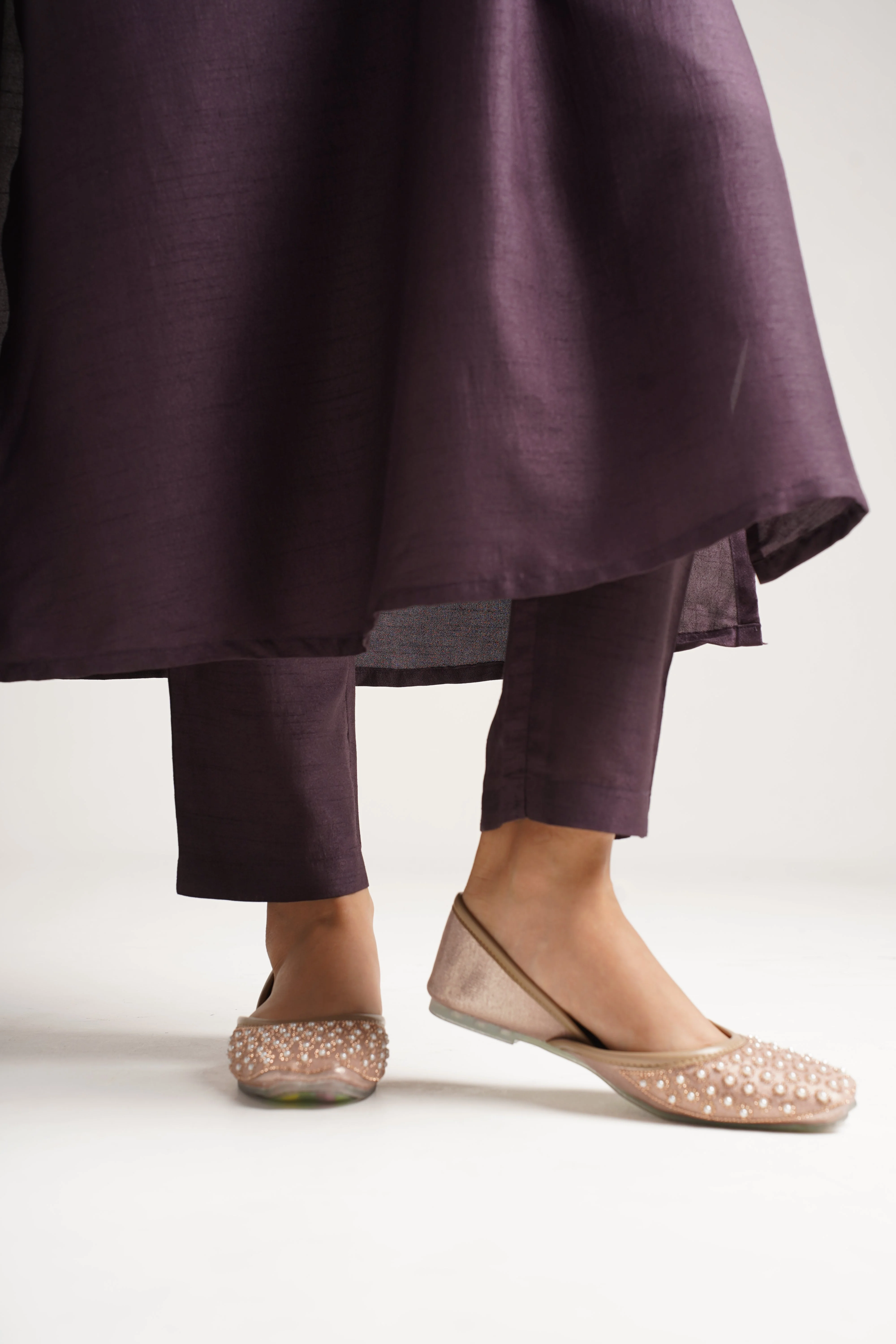 JM Looks Embellished Jutti Flats - Image 8