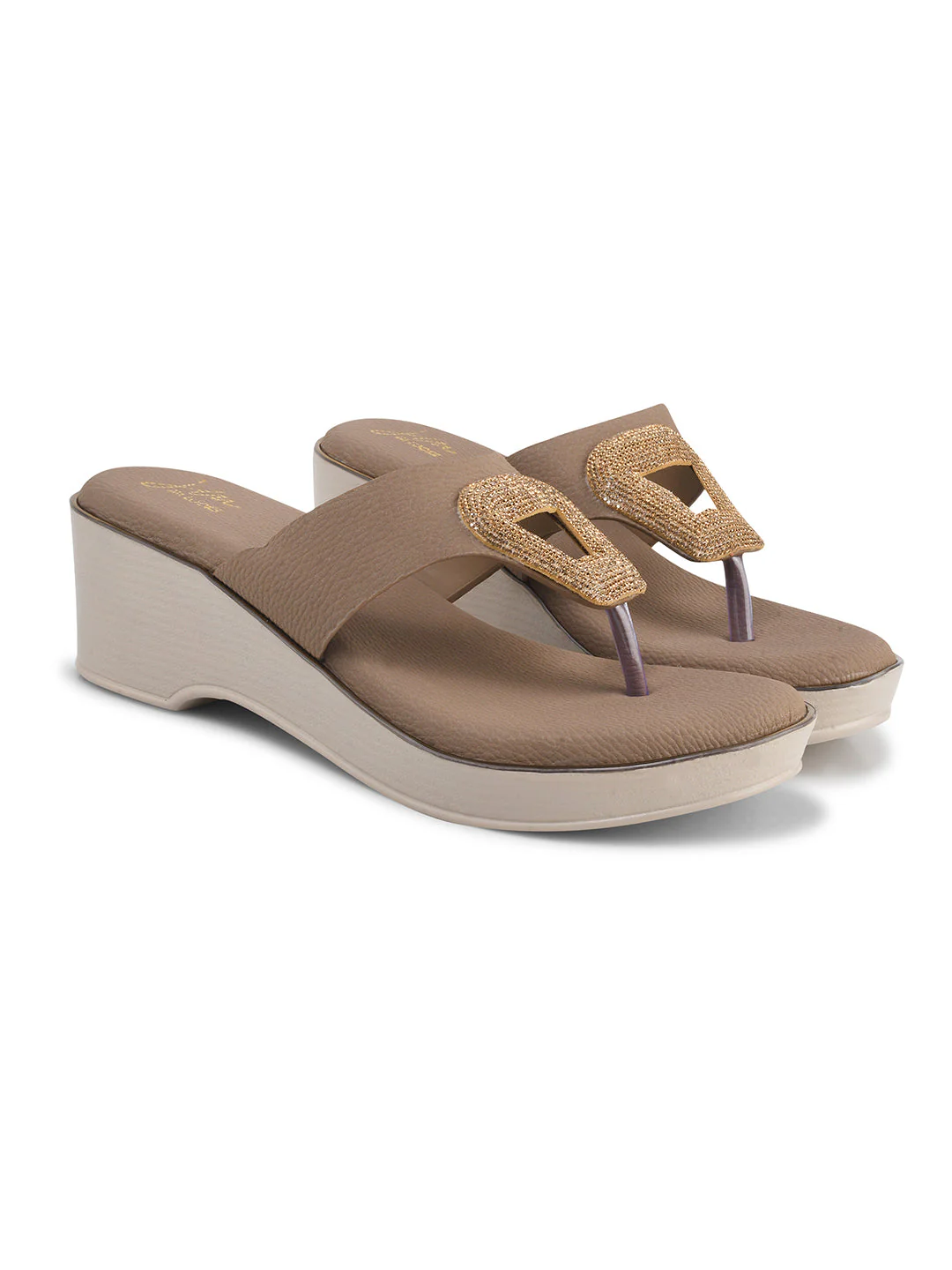 Jm Looks Elegant Wedge Slip-On Sandals for Women & Girls - Image 11