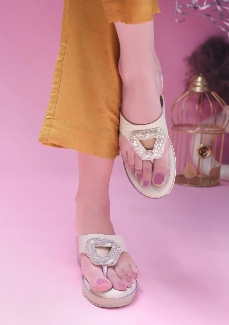 Jm Looks Elegant Wedge Slip-On Sandals for Women & Girls - Image 15