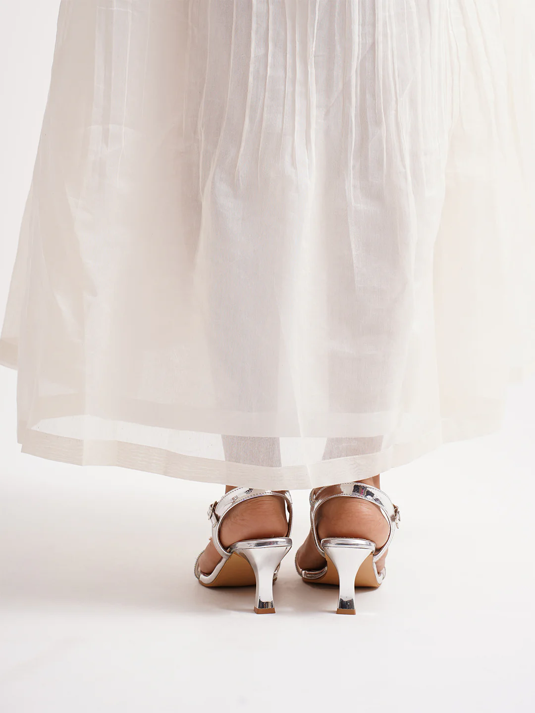 Embellished Butterfly Heel Sandals - Image 3