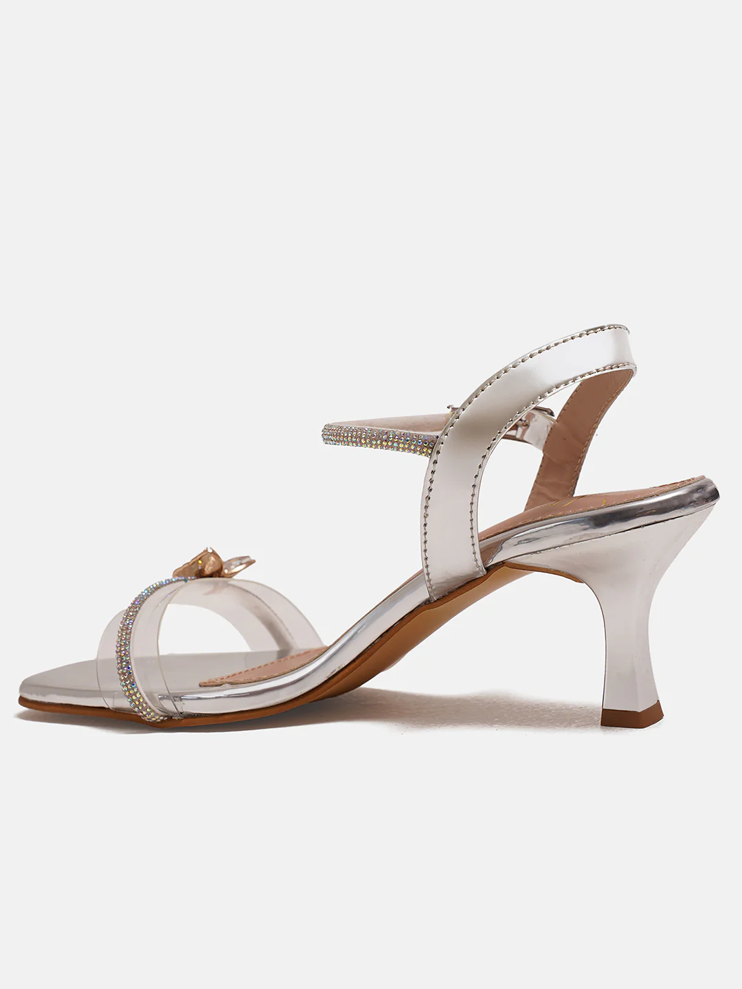 Embellished Butterfly Heel Sandals - Image 5