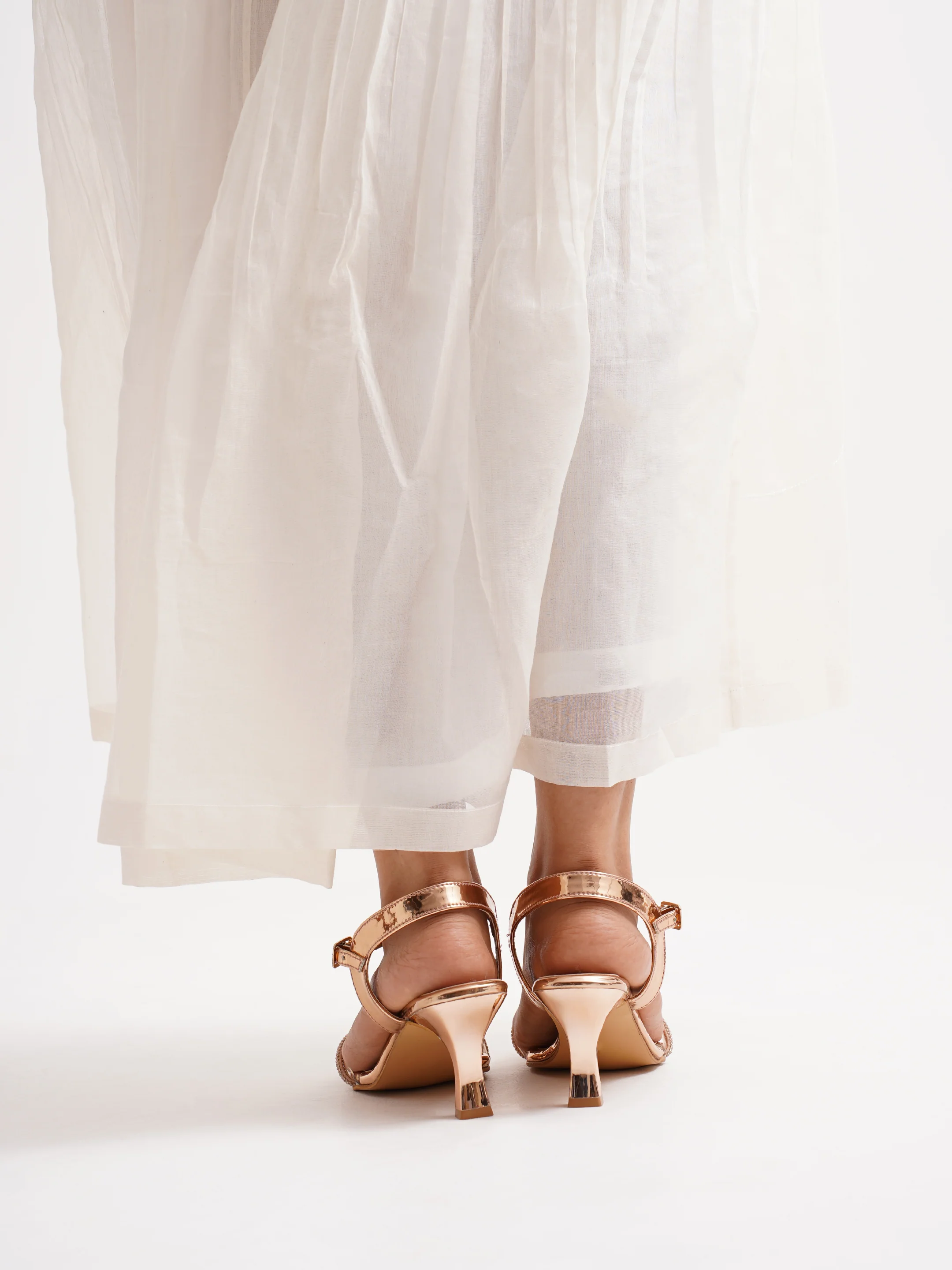 Embellished Butterfly Heel Sandals - Image 8