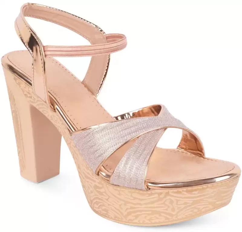 Jm Looks Women's Embellished Block Heel Sandals - Image 12