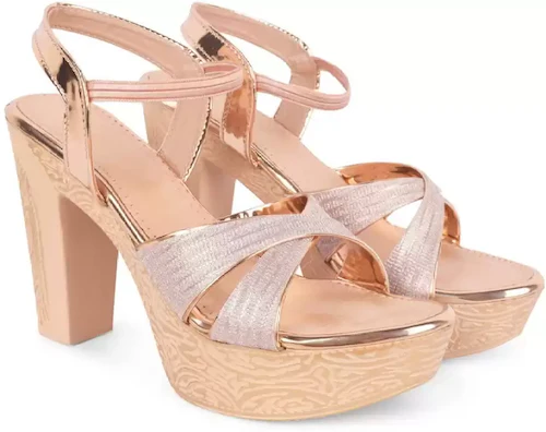 Jm Looks Women's Embellished Block Heel Sandals - Image 9