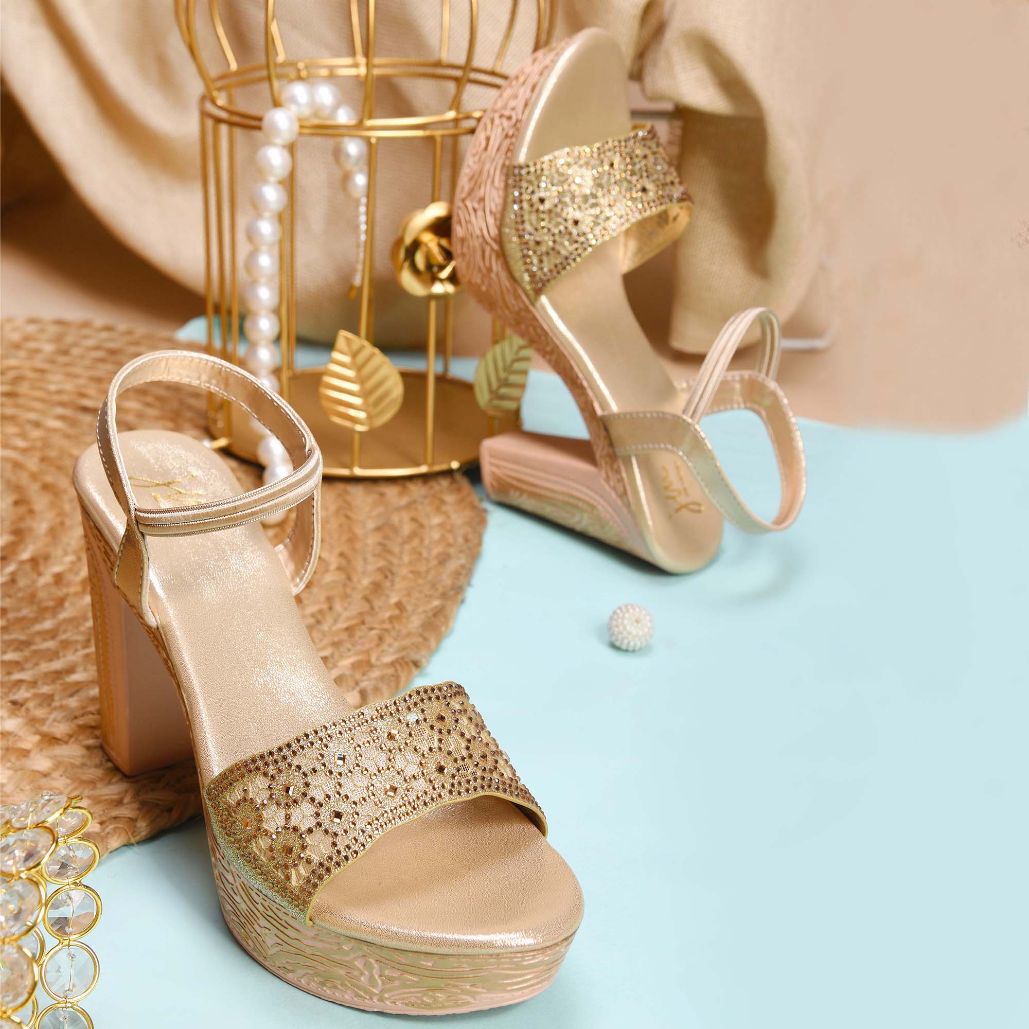 Embellished Ethnic Heels - Image 3