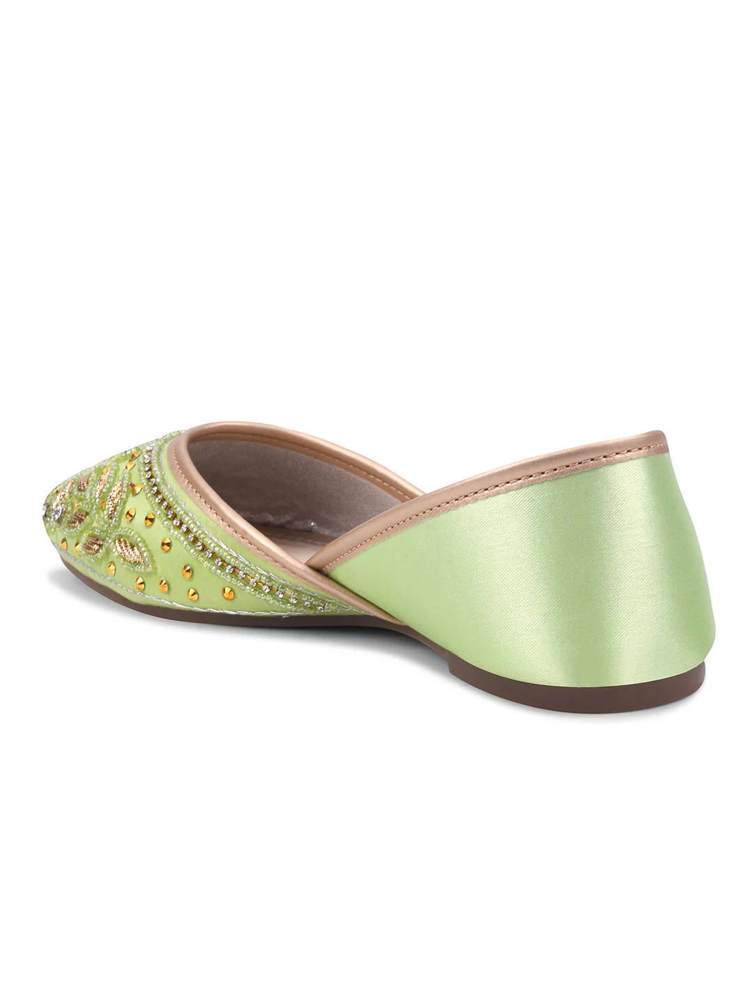 Embellished Floral Ethnic Juttis - Image 12