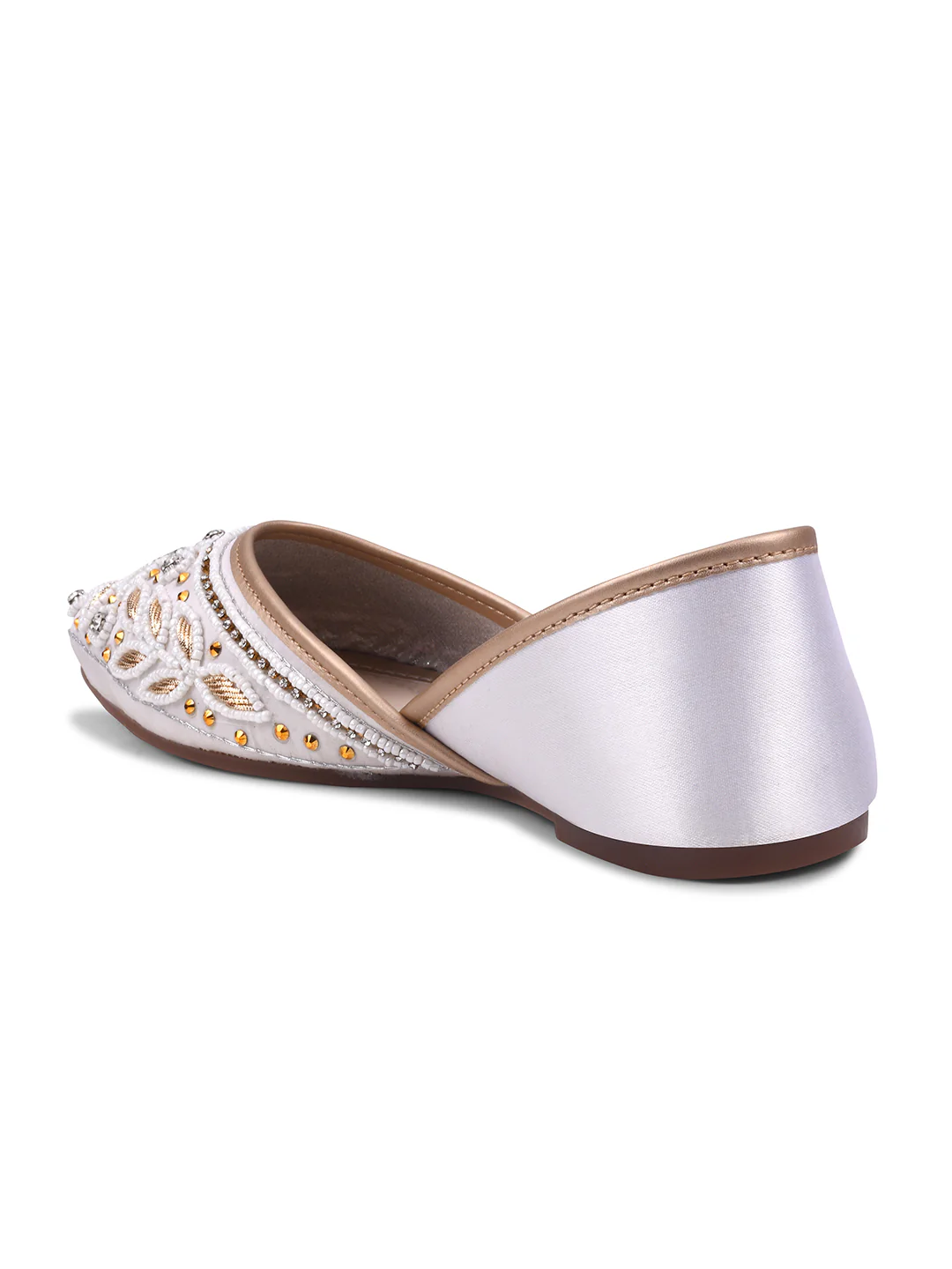 Embellished Floral Ethnic Juttis - Image 18