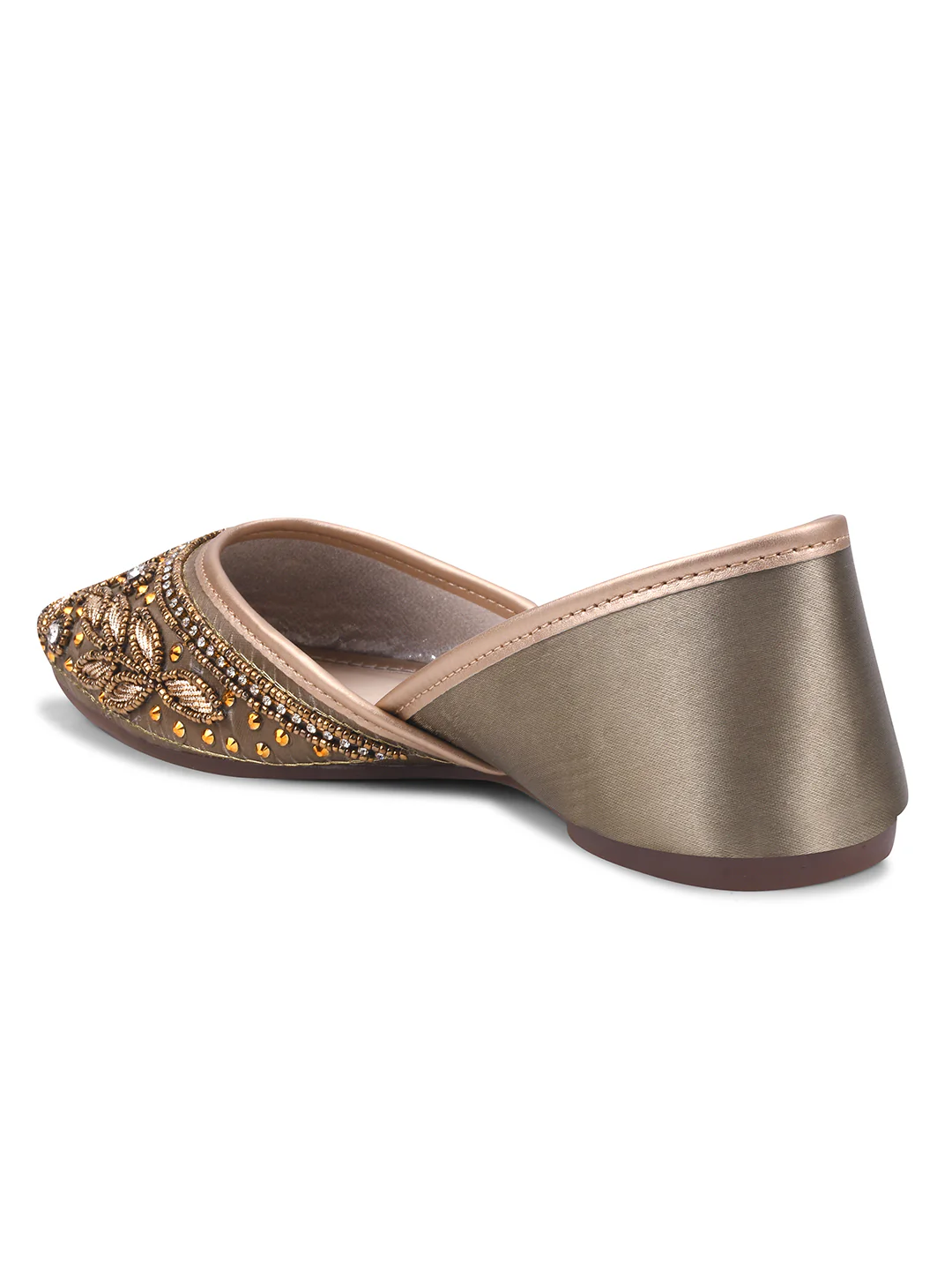 Embellished Floral Ethnic Juttis - Image 6