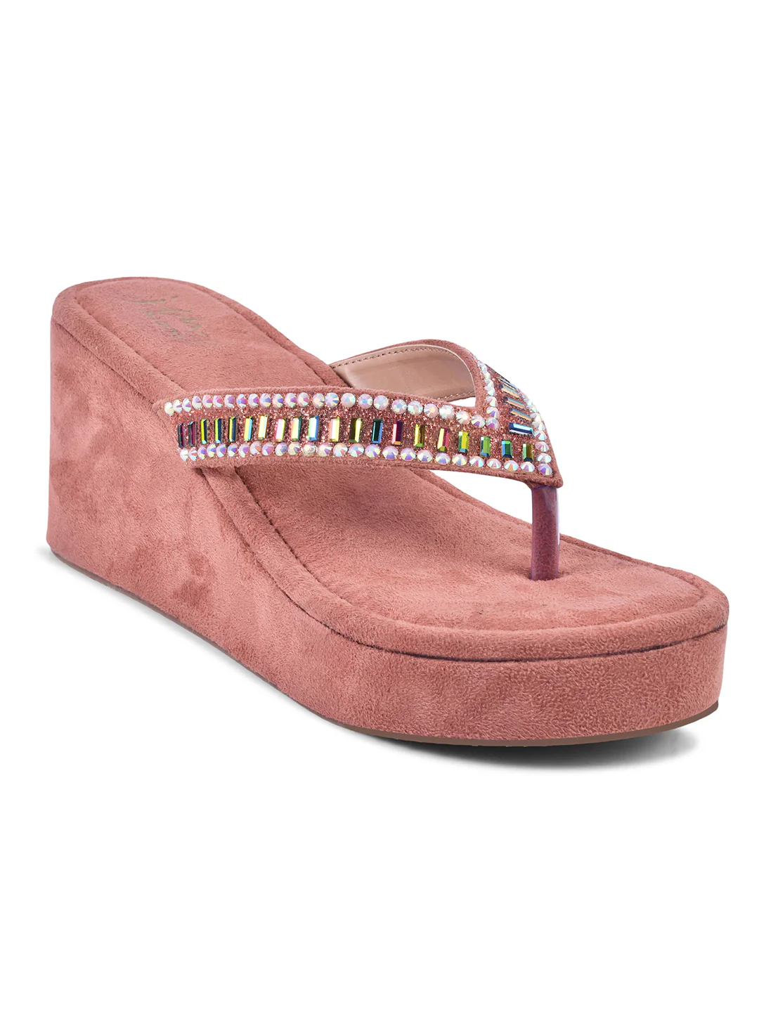 Embellished Platform Toe-Ring Slippers - Image 18