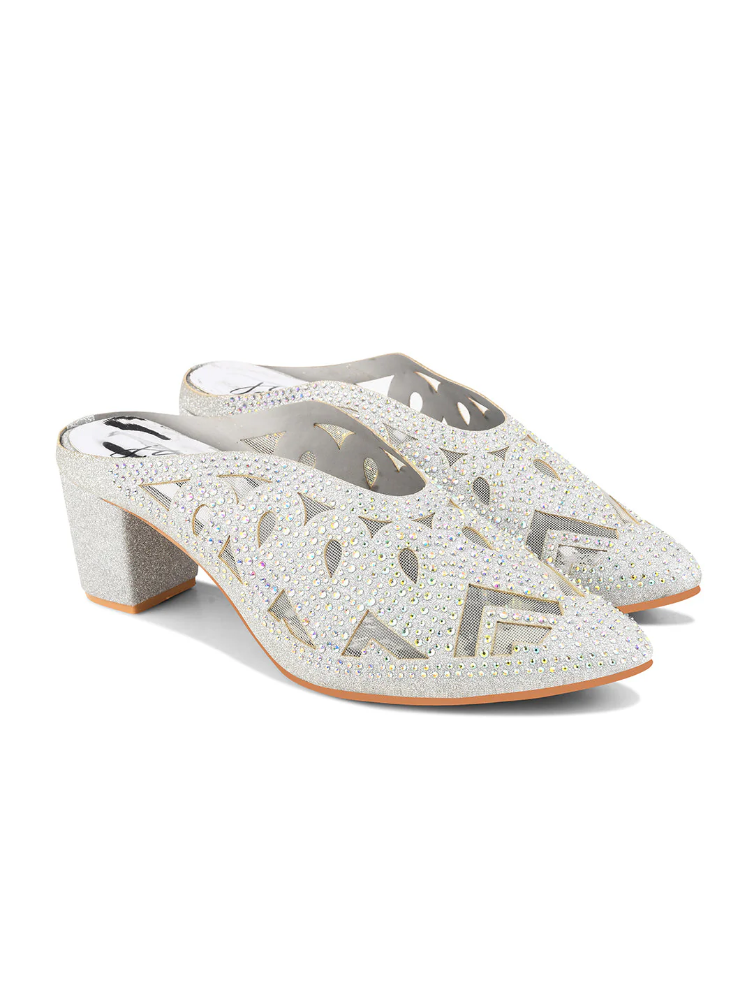 Jm Looks Embellished Ethnic Mules for Women & Girls - Image 11
