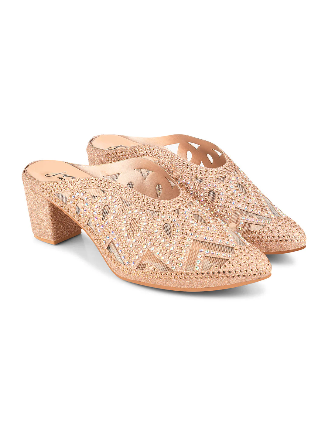 Jm Looks Embellished Ethnic Mules for Women & Girls - Image 5