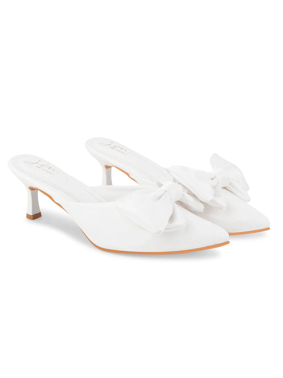 Jm Looks Women's Bow Detail Pointed Heels - Image 13