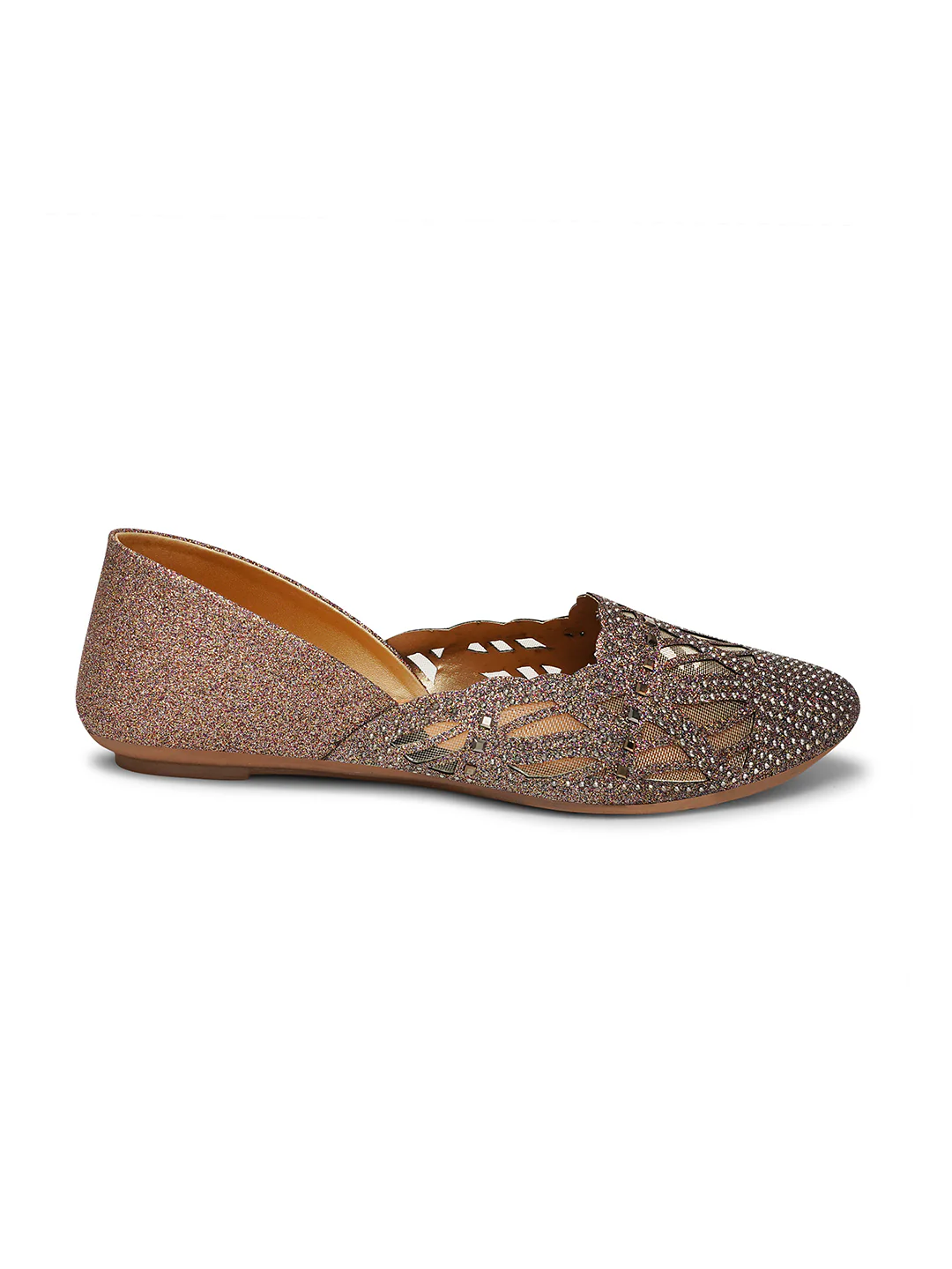 Embellished Pointed Toe Jutti - Image 11