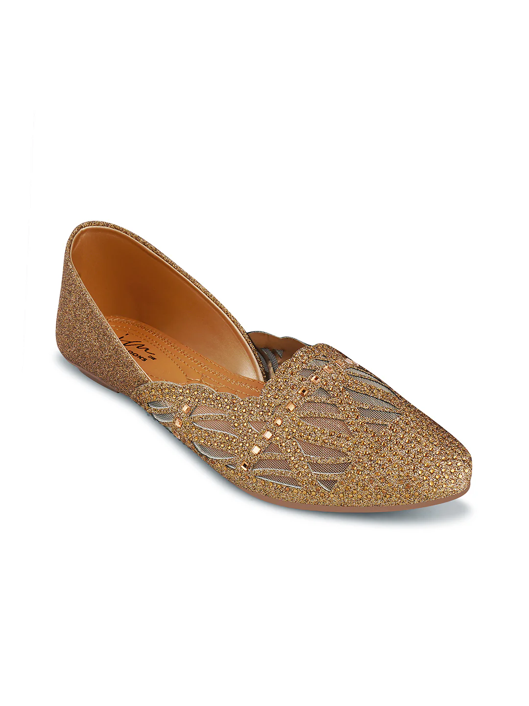 Embellished Pointed Toe Jutti - Image 6