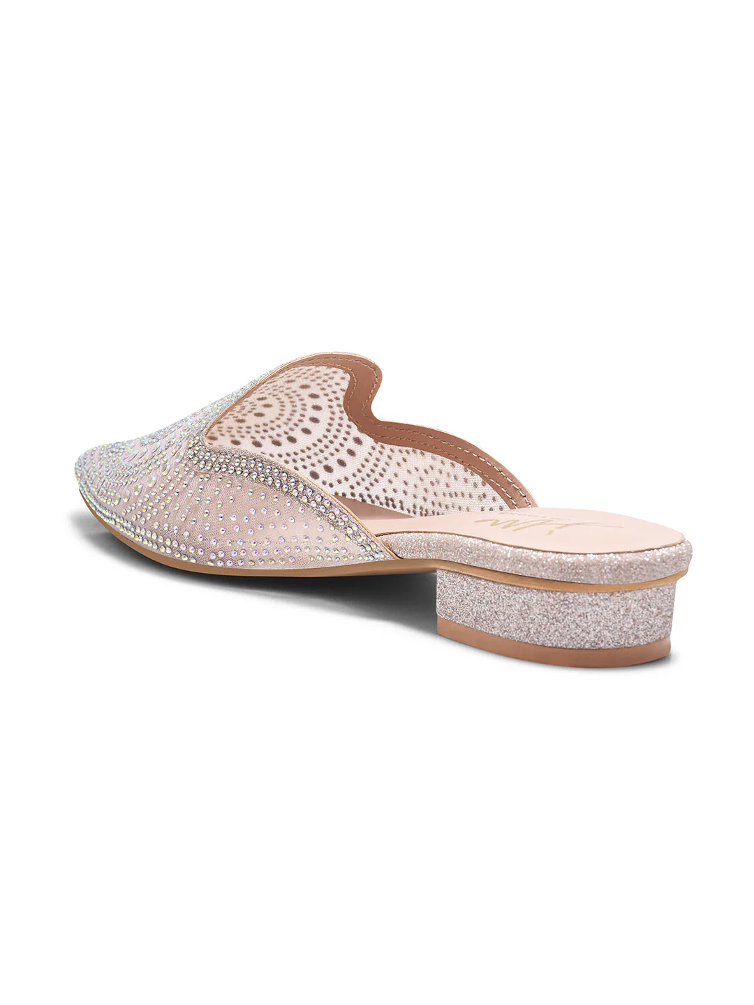 JM Looks Women's Embellished Pointed Toe Mules - Image 18