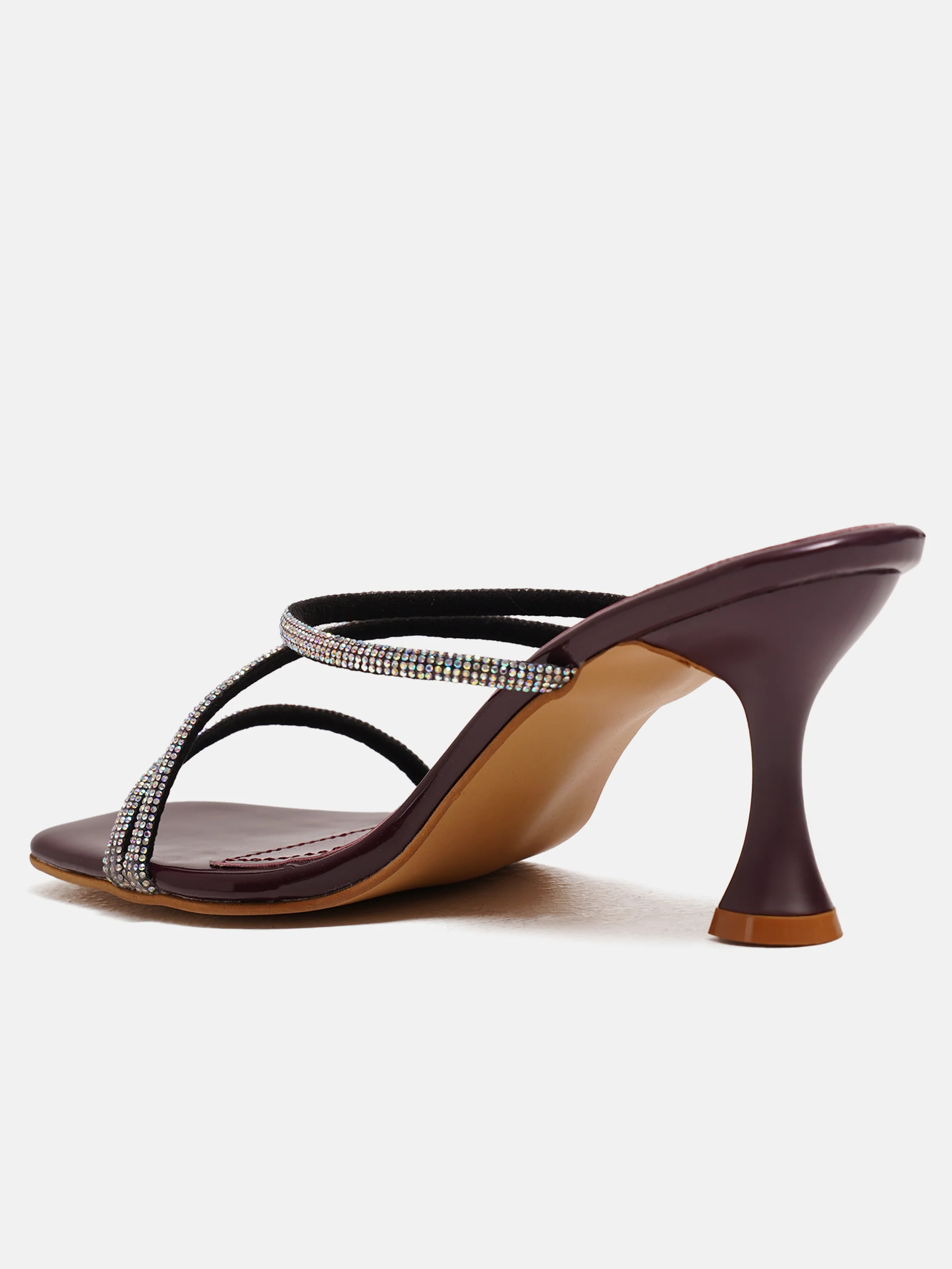 Embellished Strappy Slip-On Heels - Image 19