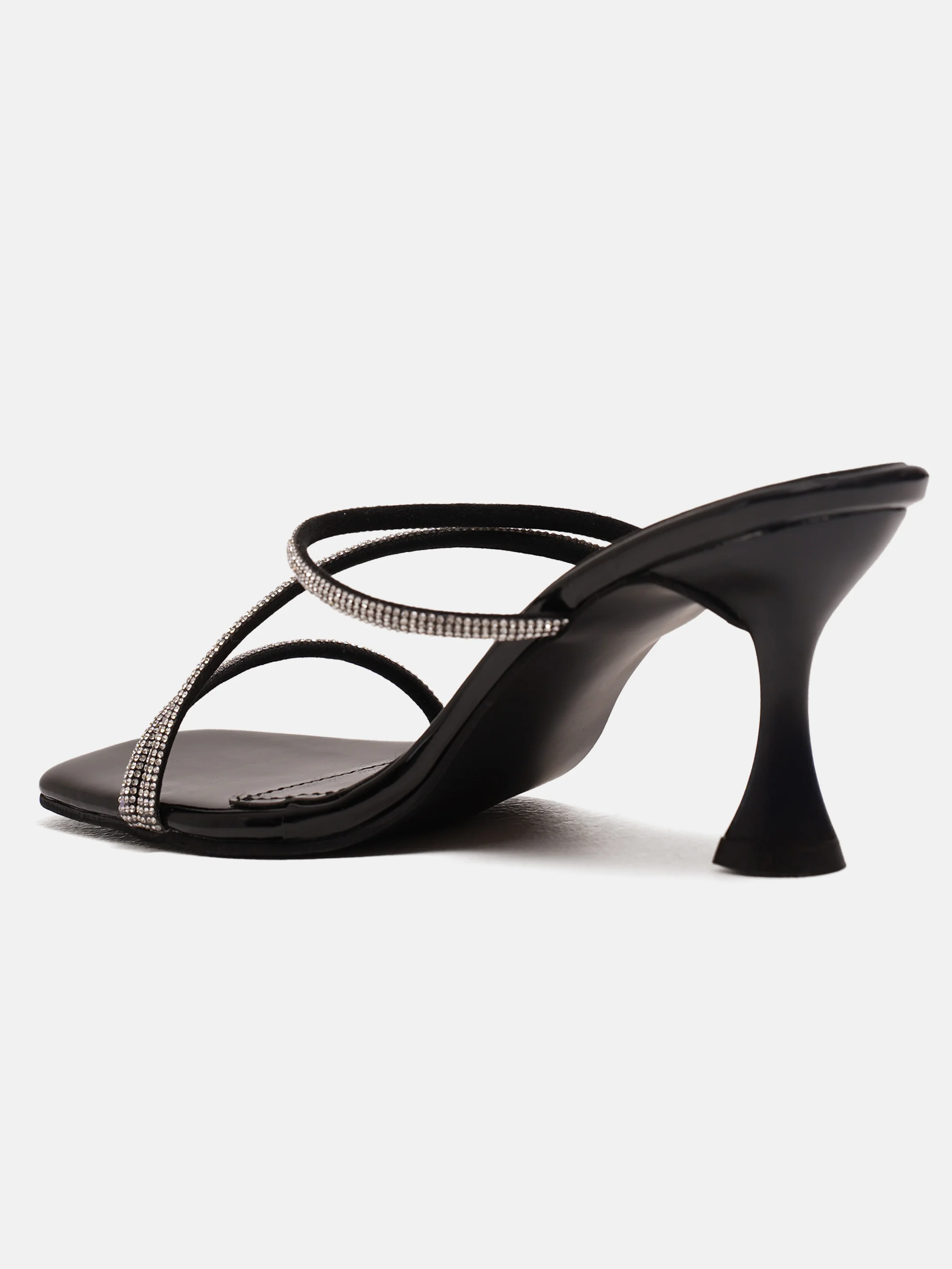 Embellished Strappy Slip-On Heels - Image 6