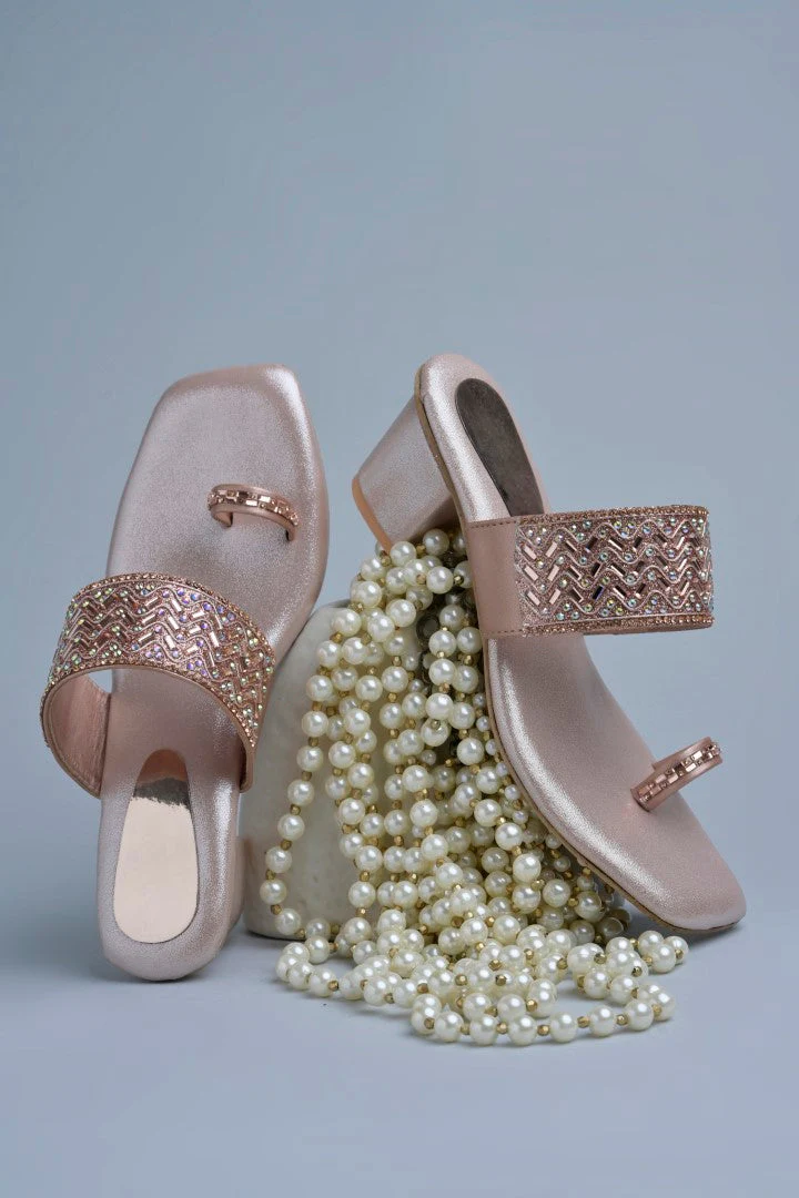 Jm Looks Embellished Block Heel Sandals for Women & Girls - Image 20
