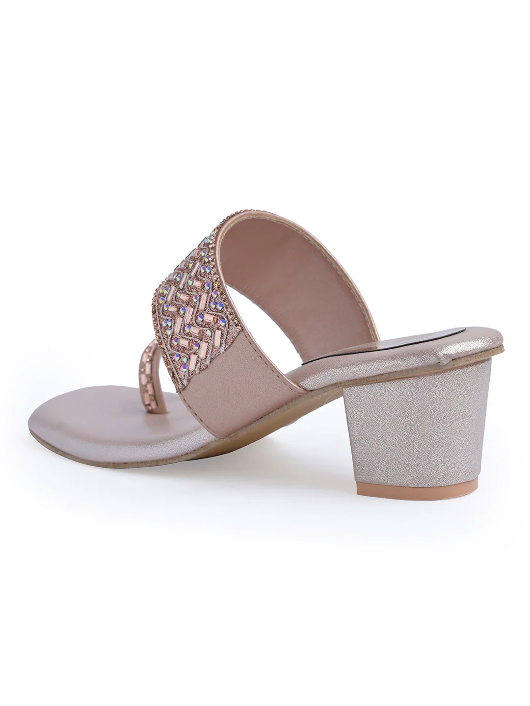 Jm Looks Embellished Block Heel Sandals for Women & Girls - Image 22