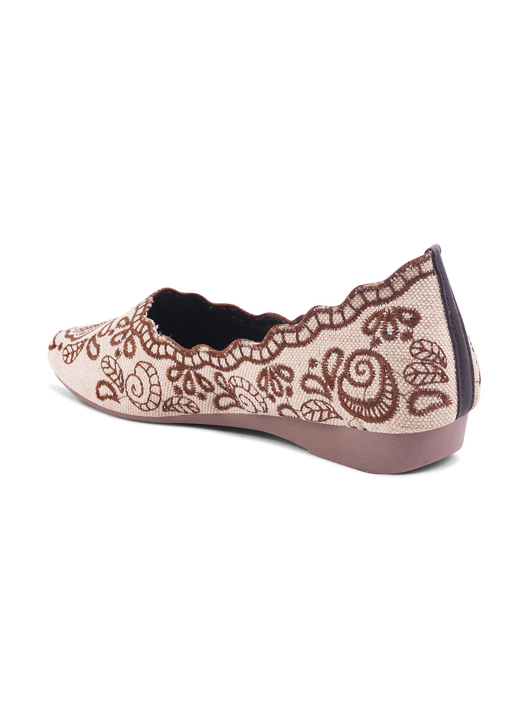 Embroidered Bellie Slip-On Flats - Image 11