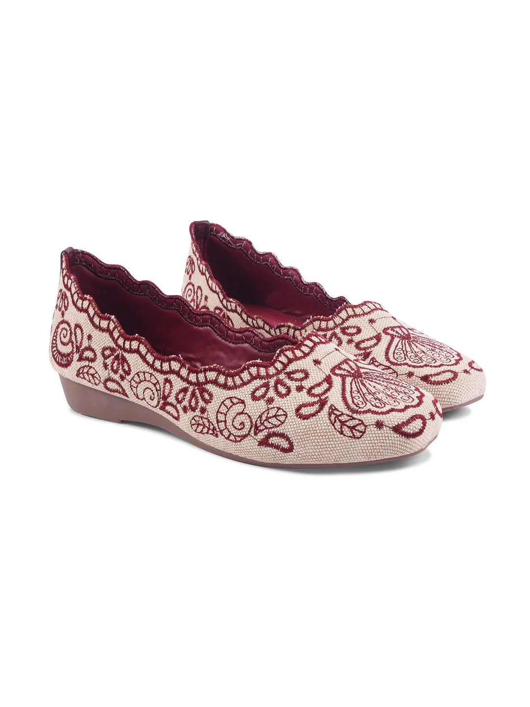 Embroidered Bellie Slip-On Flats - Image 16