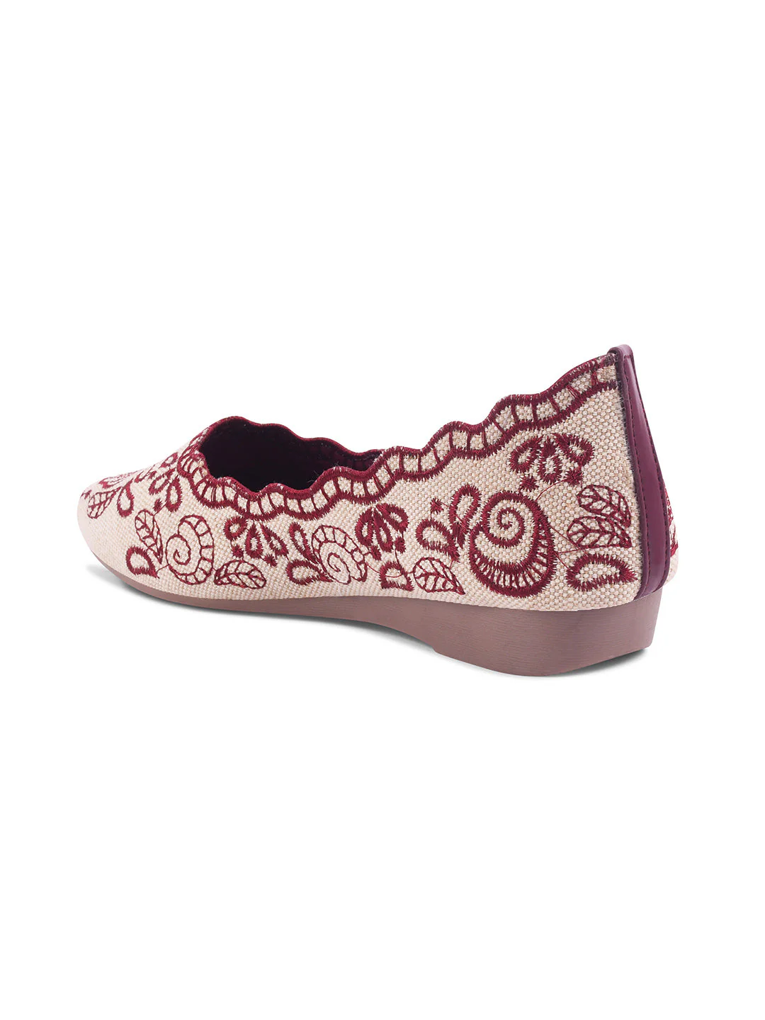 Embroidered Bellie Slip-On Flats - Image 17