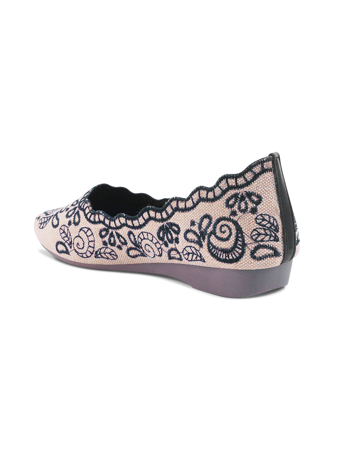 Embroidered Bellie Slip-On Flats - Image 6