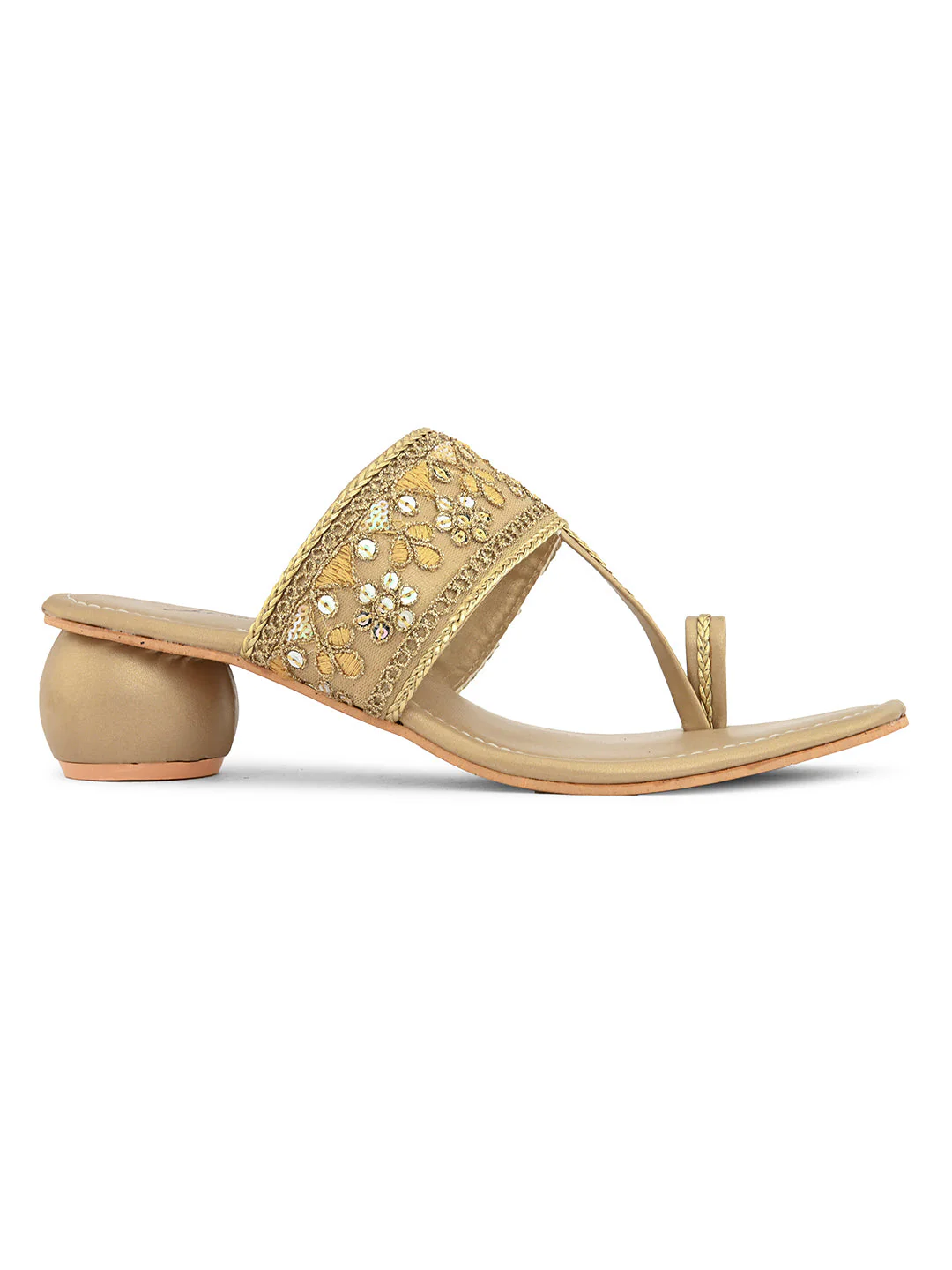 Jm Looks Women's Embellished Toe-Ring Heel Sandals - Image 13
